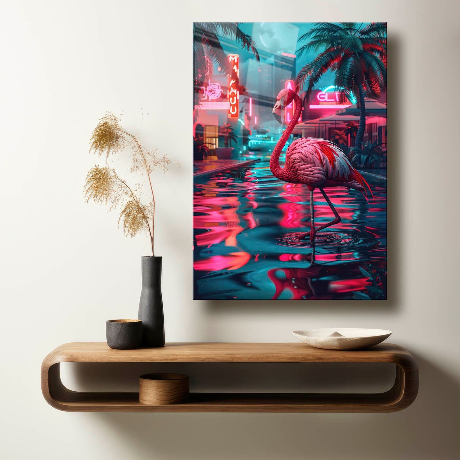 Quadro Decorativo em Vidro Temperado 35 x 50 cm Multicolor (Impressão UV, 4 mm) – Camtbl-047