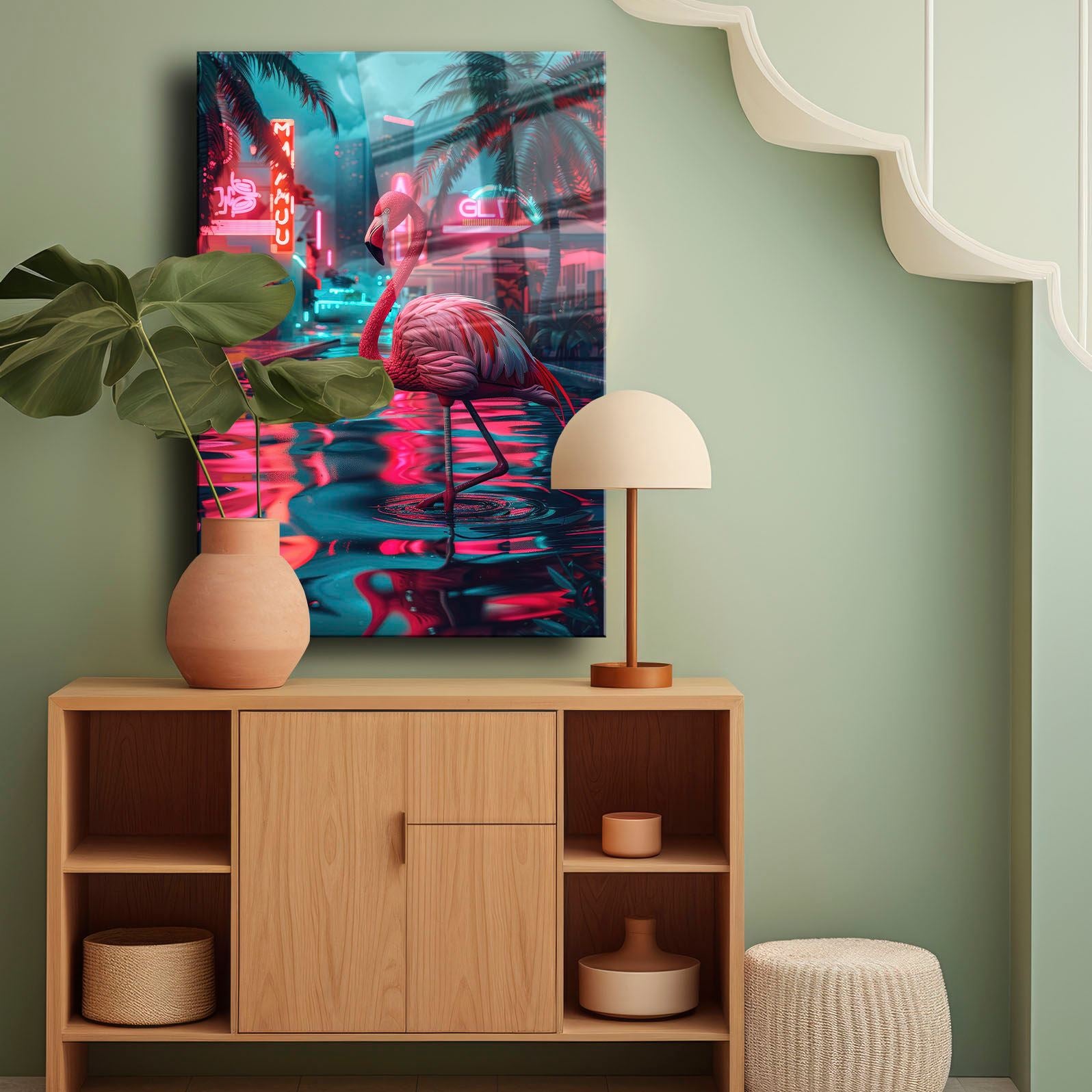 Quadro Decorativo em Vidro Temperado 35 x 50 cm Multicolor (Impressão UV, 4 mm) – Camtbl-047