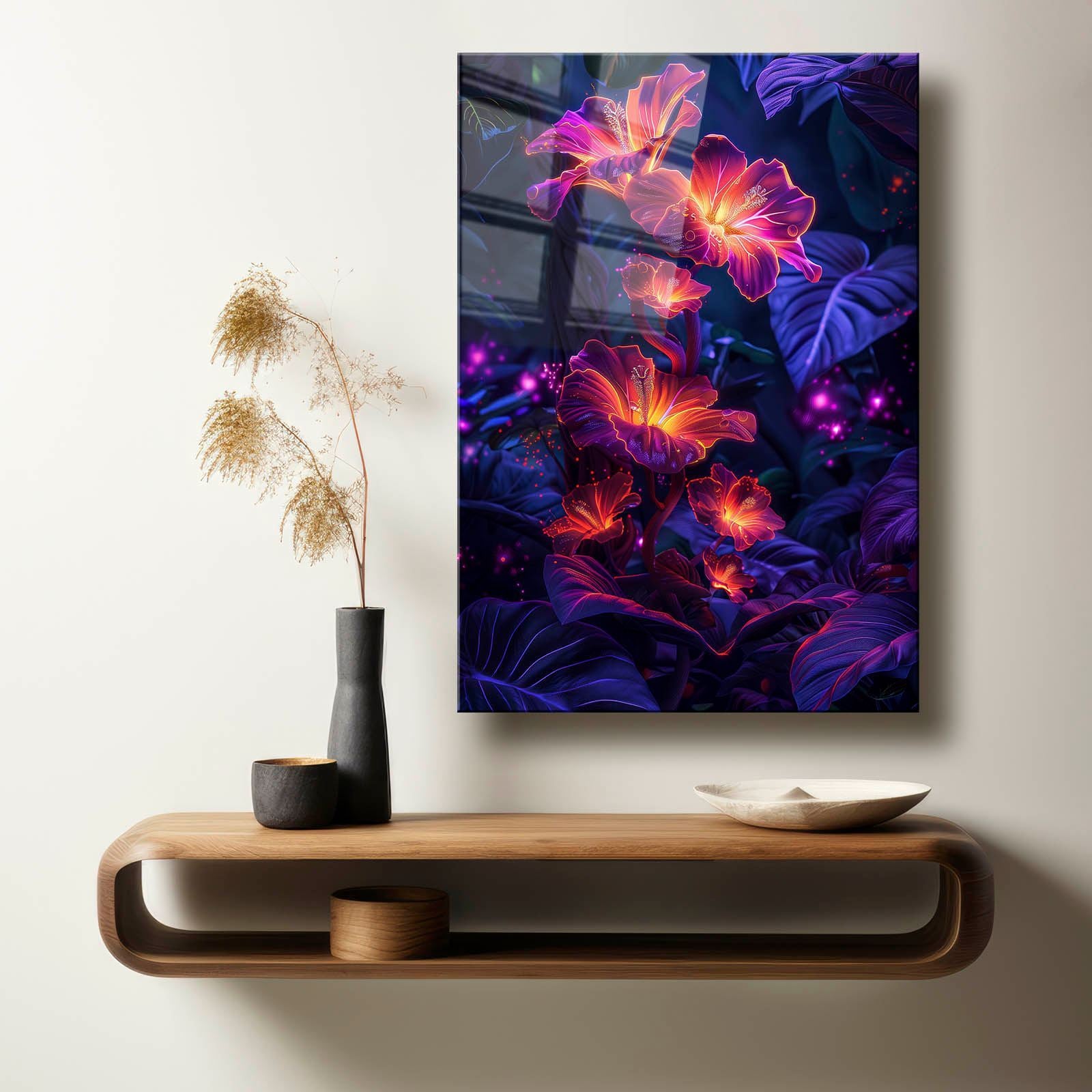 Quadro Decorativo em Vidro Temperado 30x40 cm Multicolor (4 mm, Impressão UV) – Camtbl-051