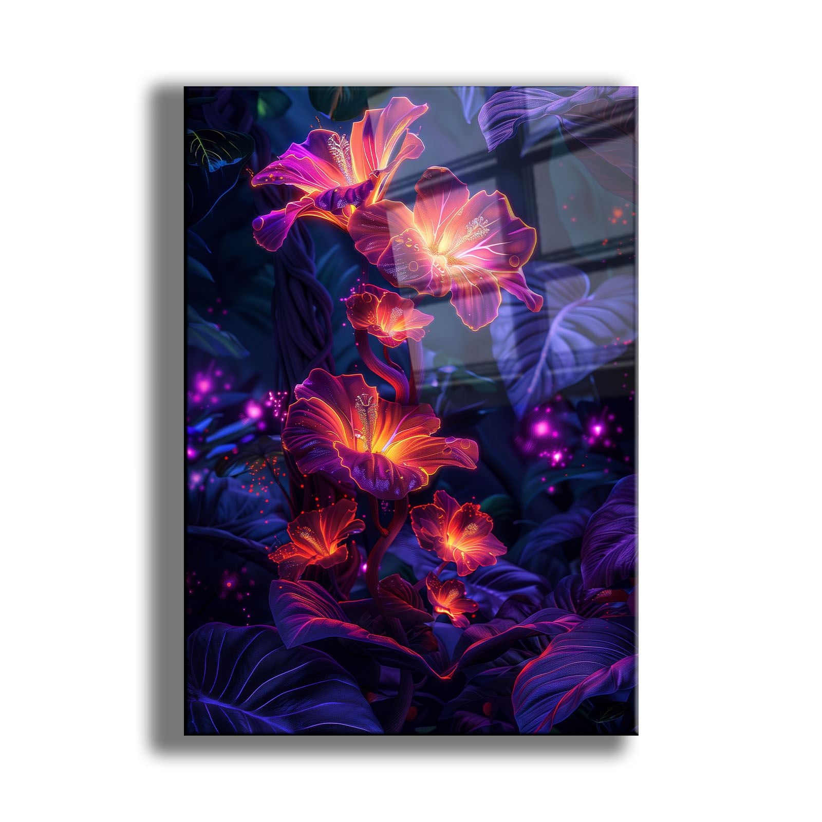 Quadro Decorativo em Vidro Temperado 30x40 cm Multicolor (4 mm, Impressão UV) – Camtbl-051