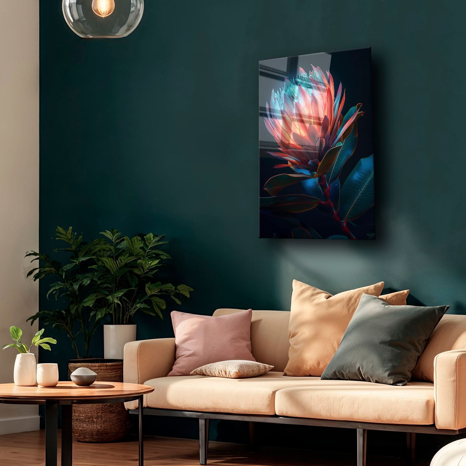 Quadro Decorativo em Vidro Temperado 100% (4 mm) 35 x 50 cm, Multicolor – Camtbl-052