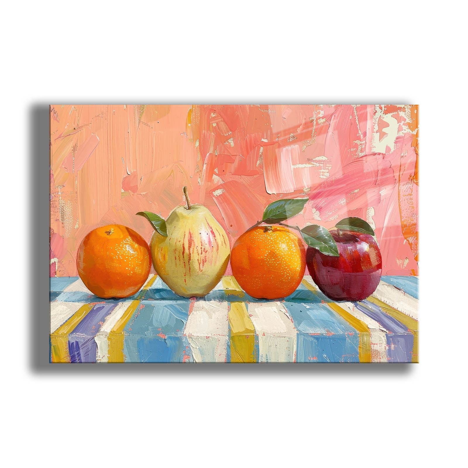 Quadro Decorativo em Vidro Temperado 30x40 cm, Multicolor, Impressão UV (4 mm) – Camtbl-053