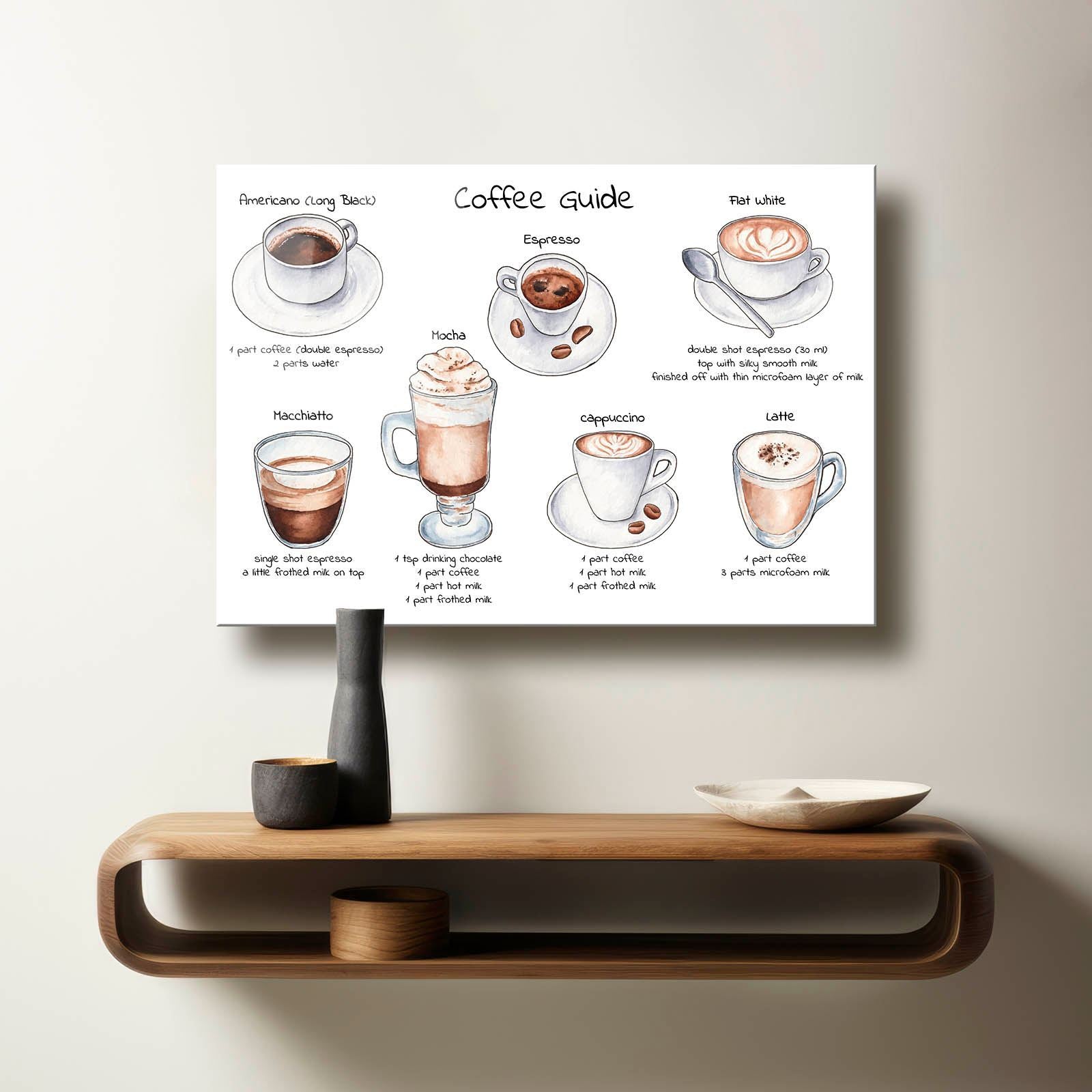 Quadro Decorativo em Vidro Temperado Camtbl-054 — 35 x 50 cm, Multicolor, Impressão UV, 4 mm