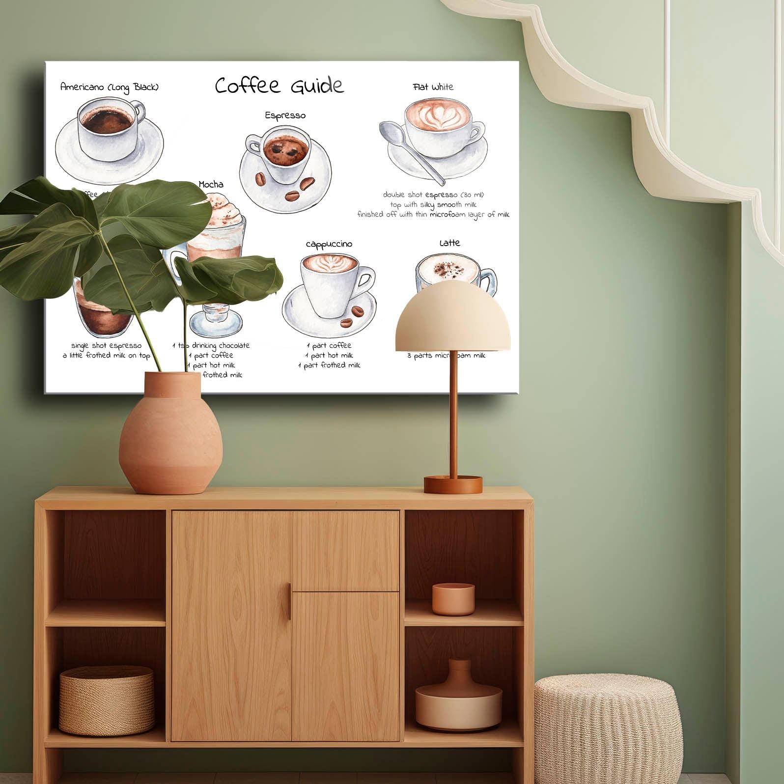 Quadro Decorativo em Vidro Temperado Camtbl-054 — 35 x 50 cm, Multicolor, Impressão UV, 4 mm