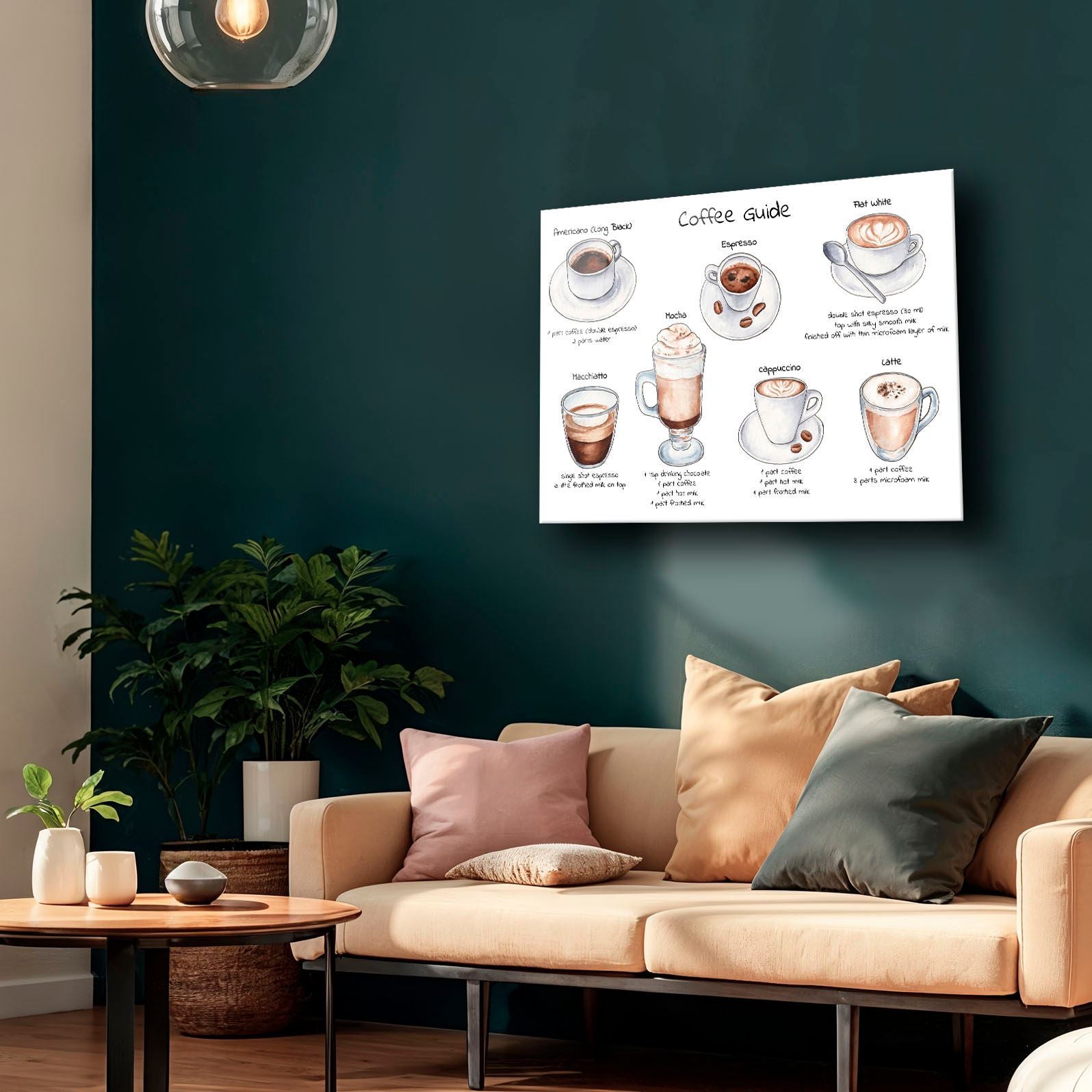 Quadro Decorativo em Vidro Temperado Camtbl-054 — 35 x 50 cm, Multicolor, Impressão UV, 4 mm