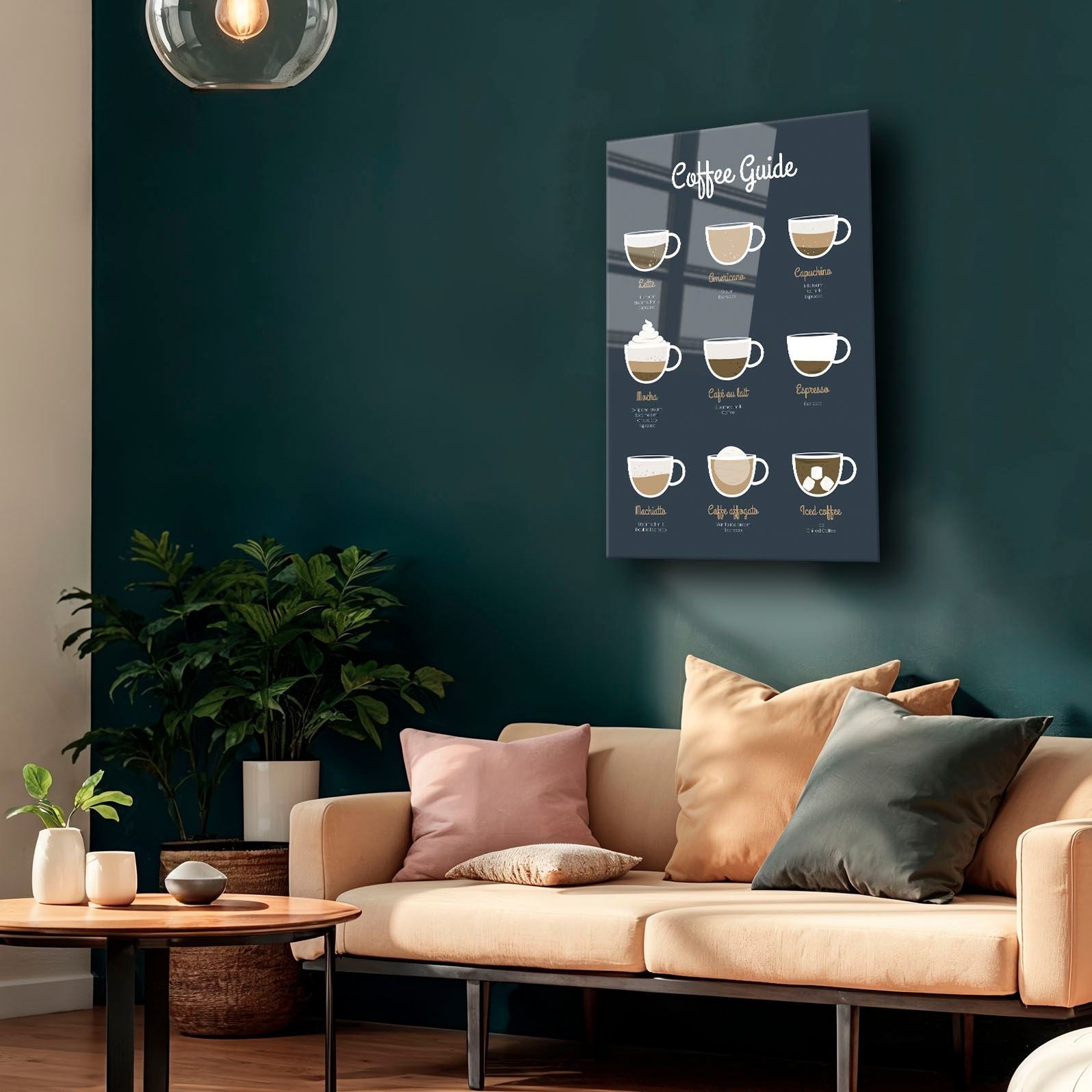 Quadro Decorativo em Vidro Temperado 30x40 cm (4 mm), Multicolor, Impressão UV – Camtbl-055