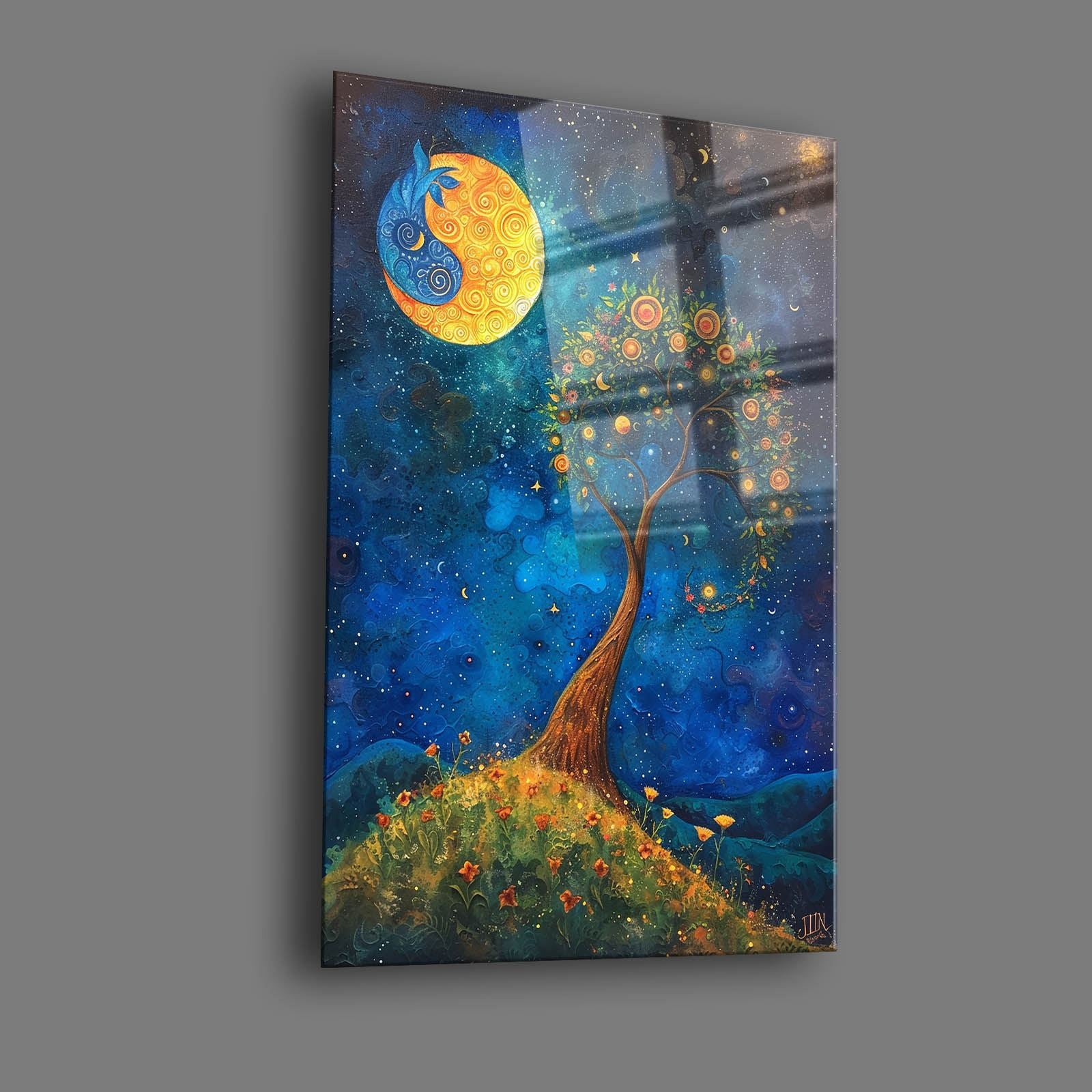 Quadro Decorativo em Vidro Temperado 30 x 40 cm – Multicolor, Impressão UV (4 mm)