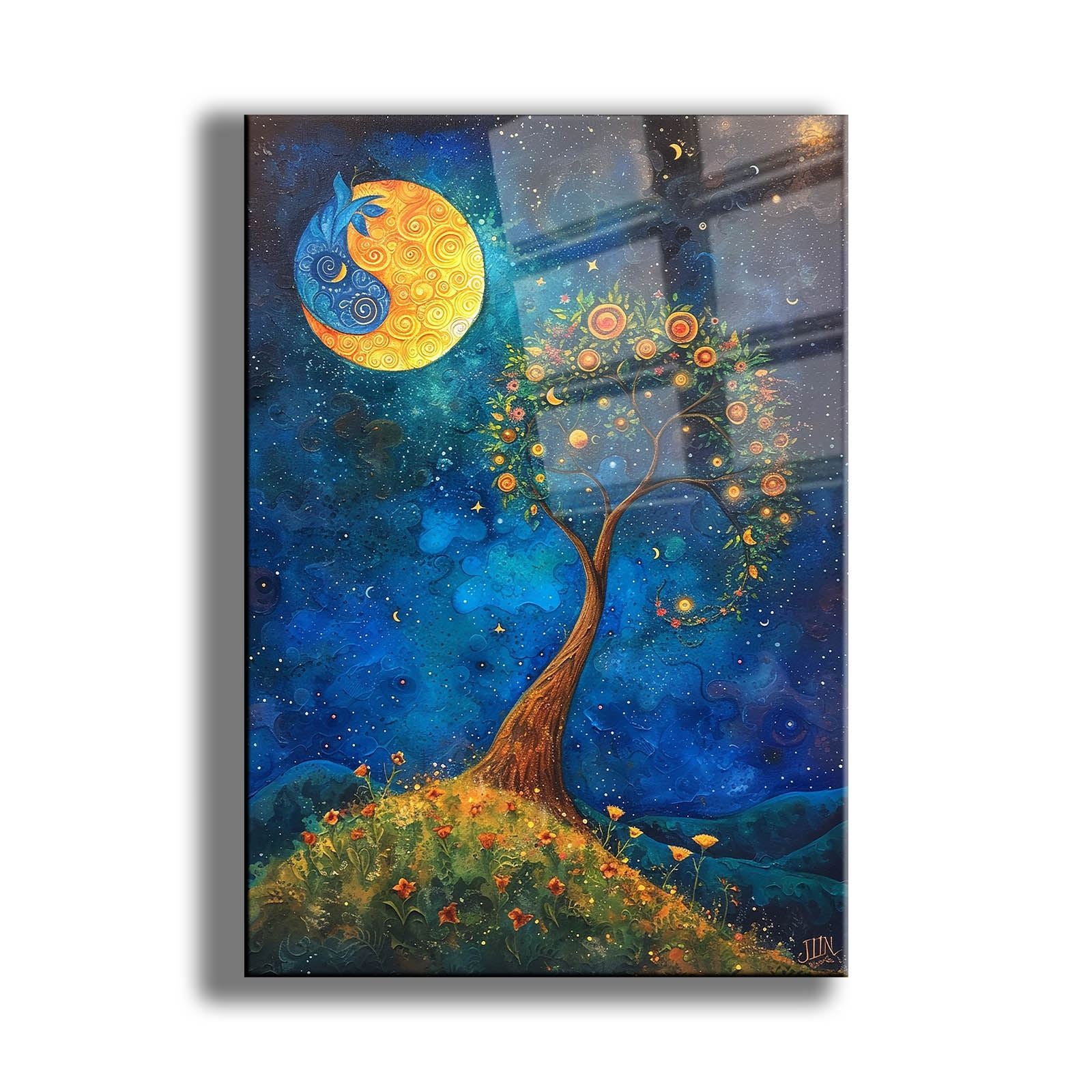 Quadro Decorativo em Vidro Temperado 30 x 40 cm – Multicolor, Impressão UV (4 mm)