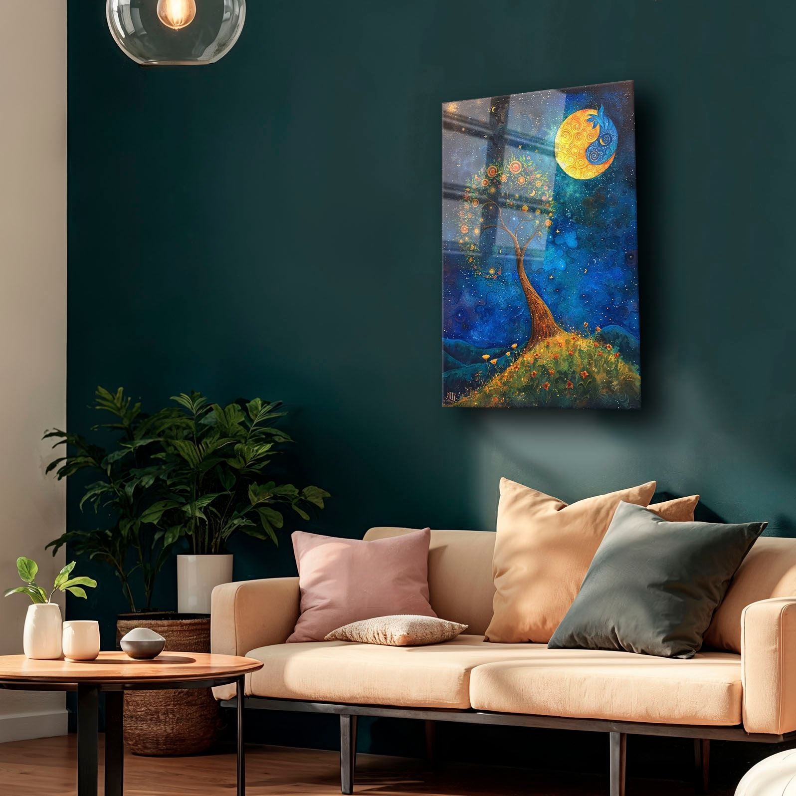 Quadro Decorativo 100% Vidro Temperado 35x50 cm Multicolor com Impressão UV – Camtbl-058