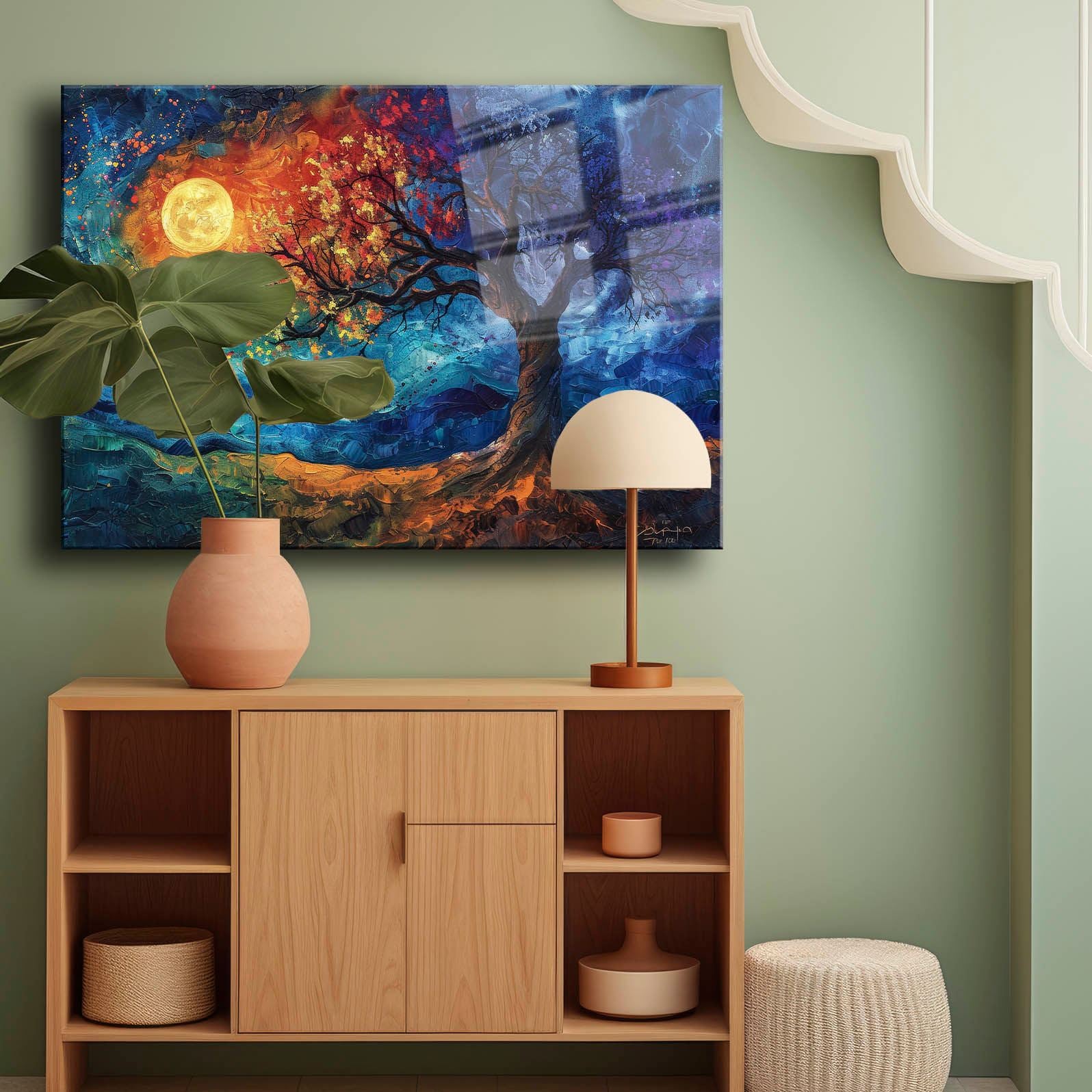 Quadro Decorativo em Vidro Temperado 100% 30x40 cm Multicolor (4 mm) – Impressão UV – Camtbl-059