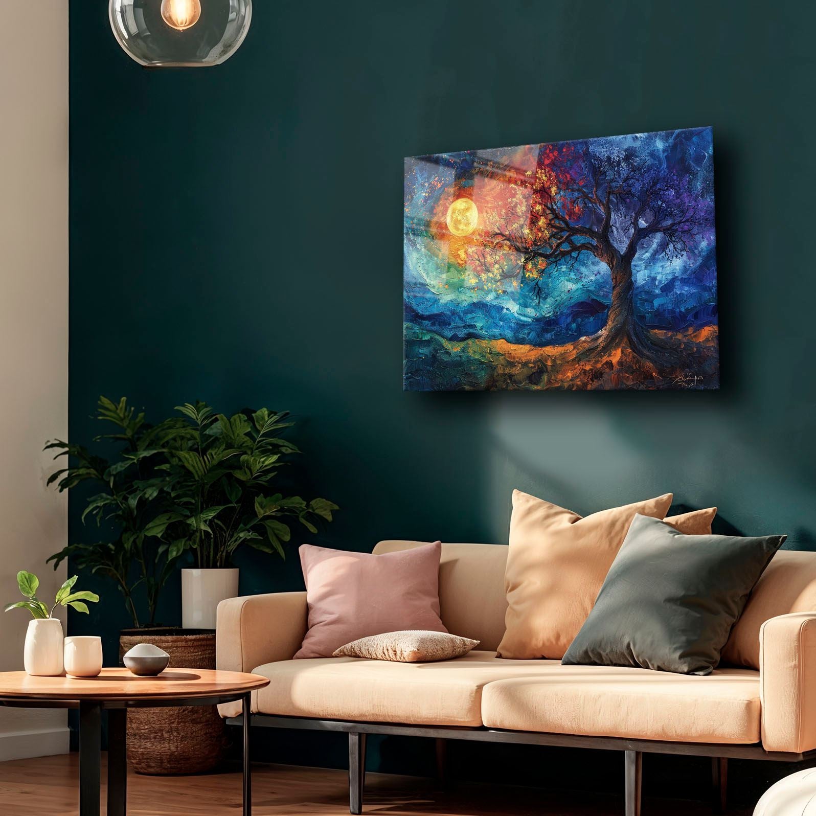 Quadro Decorativo em Vidro Temperado 100% 30x40 cm Multicolor (4 mm) – Impressão UV – Camtbl-059