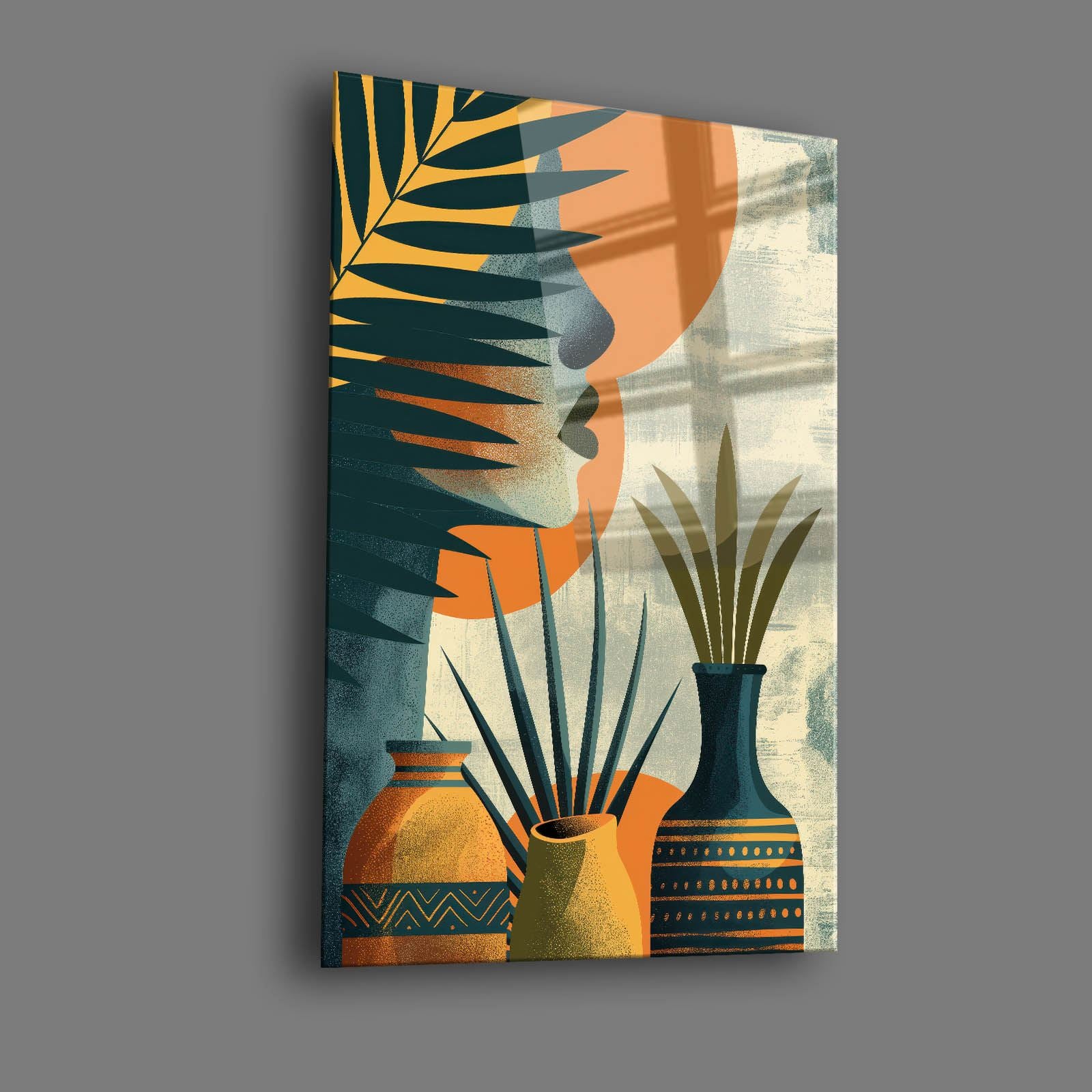 Quadro Decorativo em Vidro Temperado 30x40 cm (4 mm) – Multicolor, Impressão UV – Camtbl-061