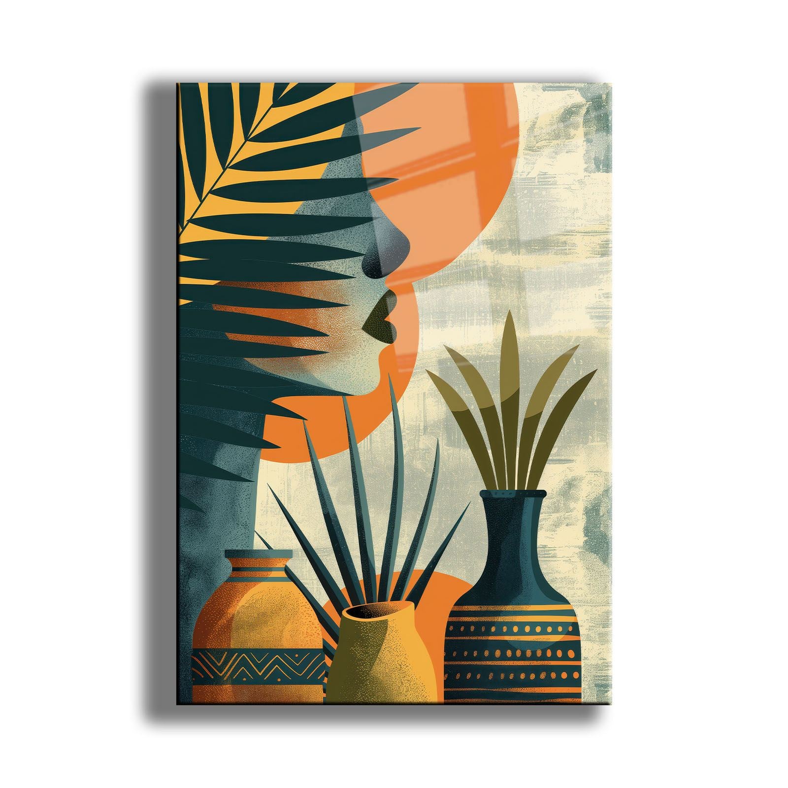 Quadro Decorativo em Vidro Temperado 4 mm Multicolor 35 x 50 cm – Impressão UV (Modelo Camtbl-061)