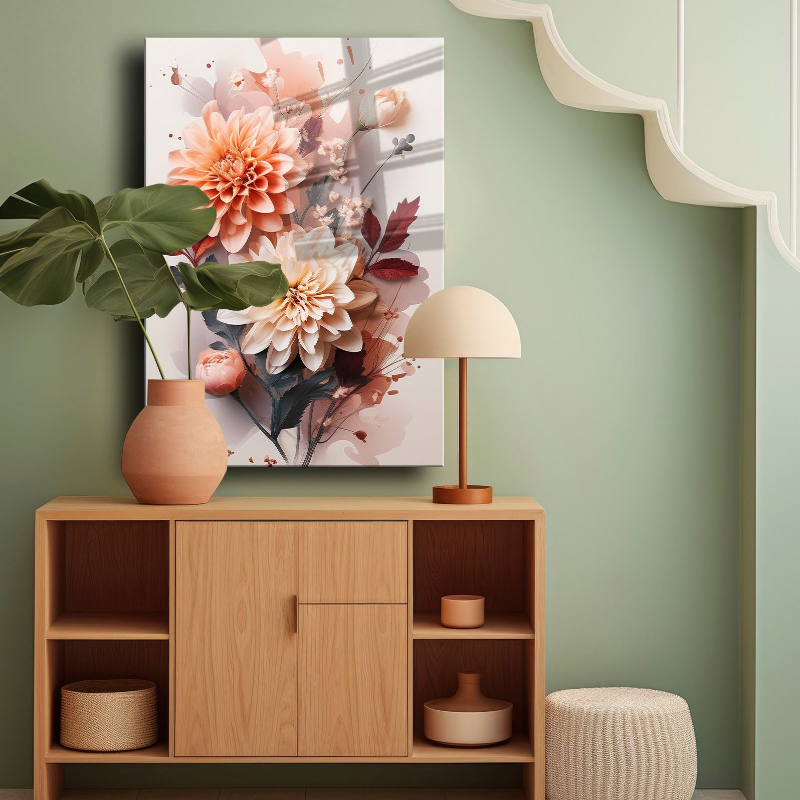 Quadro Decorativo em Vidro Temperado 30x40 cm Multicolor (Impressão UV, 4 mm) – Camtbl-062