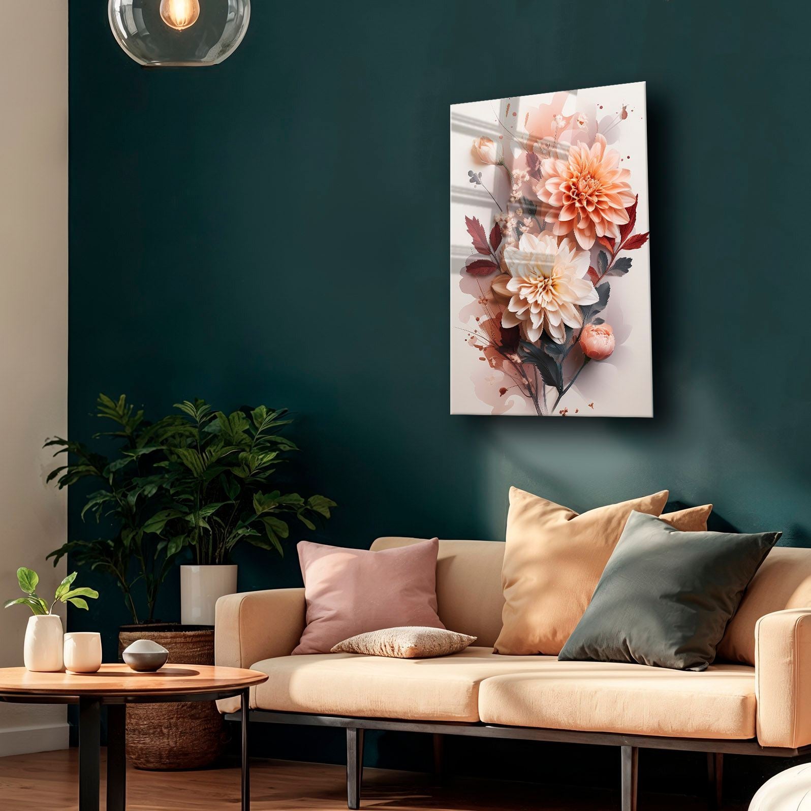 Quadro Decorativo em Vidro Temperado 30x40 cm Multicolor (Impressão UV, 4 mm) – Camtbl-062