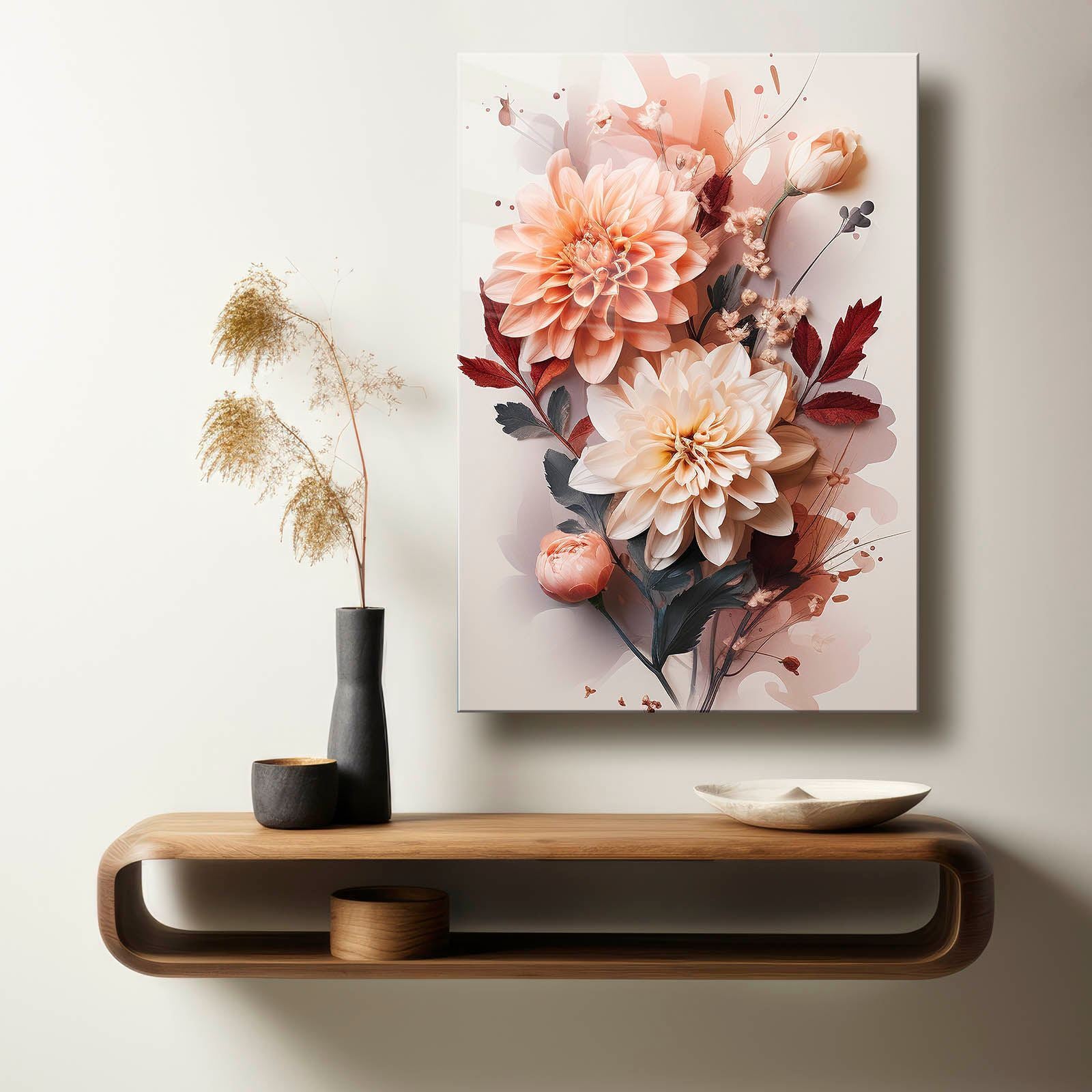 Quadro Decorativo em Vidro Temperado 100% (4 mm) 35 x 50 cm Multicolor com Impressão UV – Camtbl-062