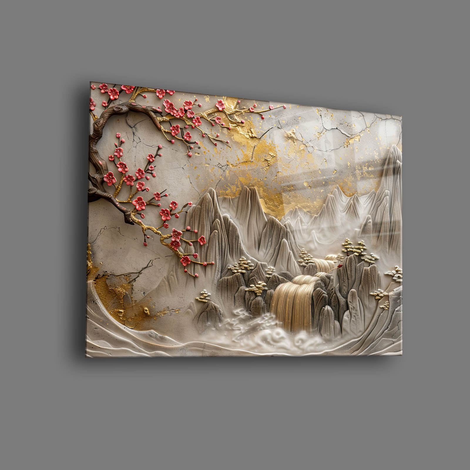 Quadro Decorativo em Vidro Temperado 35 x 50 cm – Multicolor, Impressão UV, 4 mm (Camtbl-064 | 544CLR1486)