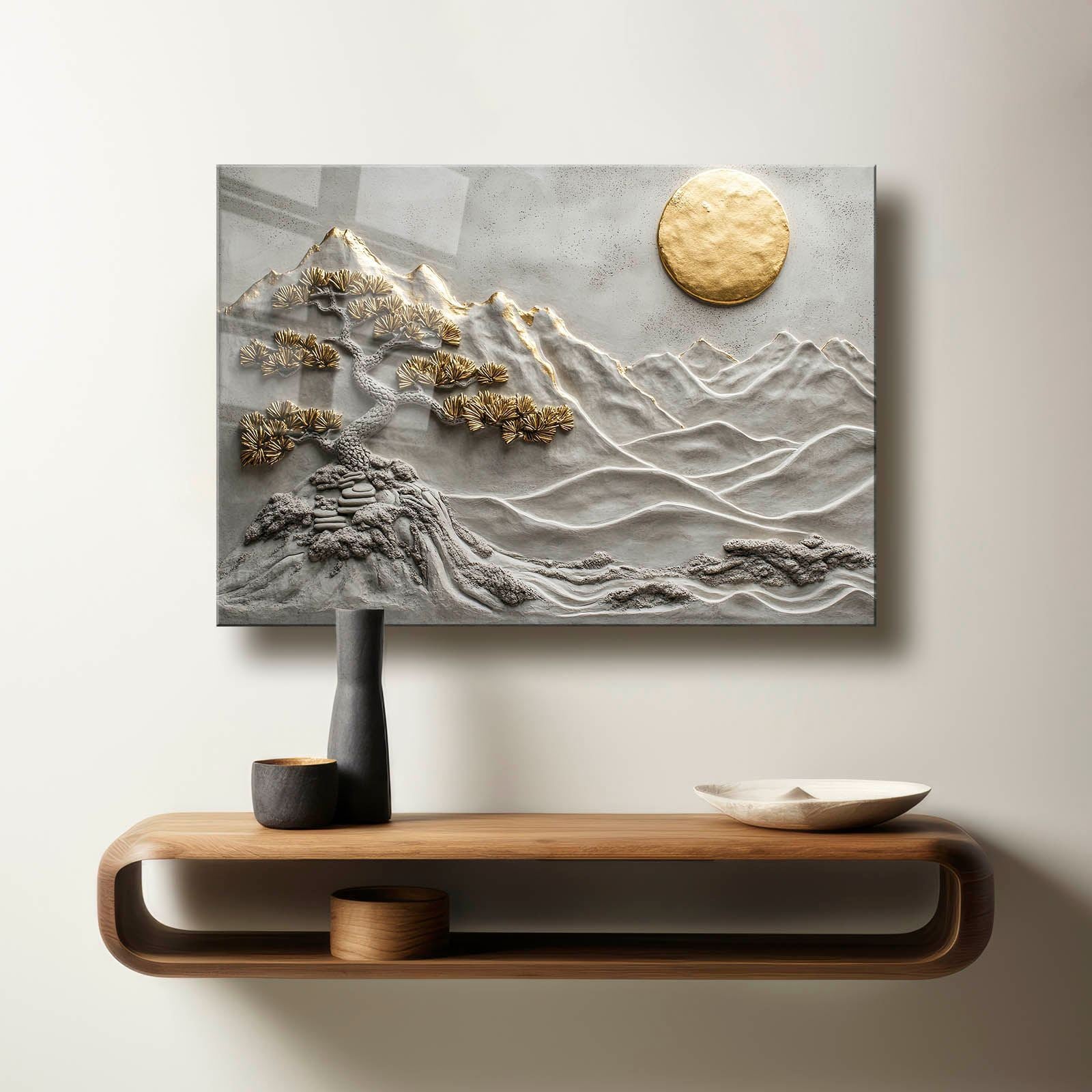 Quadro Decorativo em Vidro Temperado 30x40 cm Multicolor (4 mm, Impressão UV) – Camtbl-065