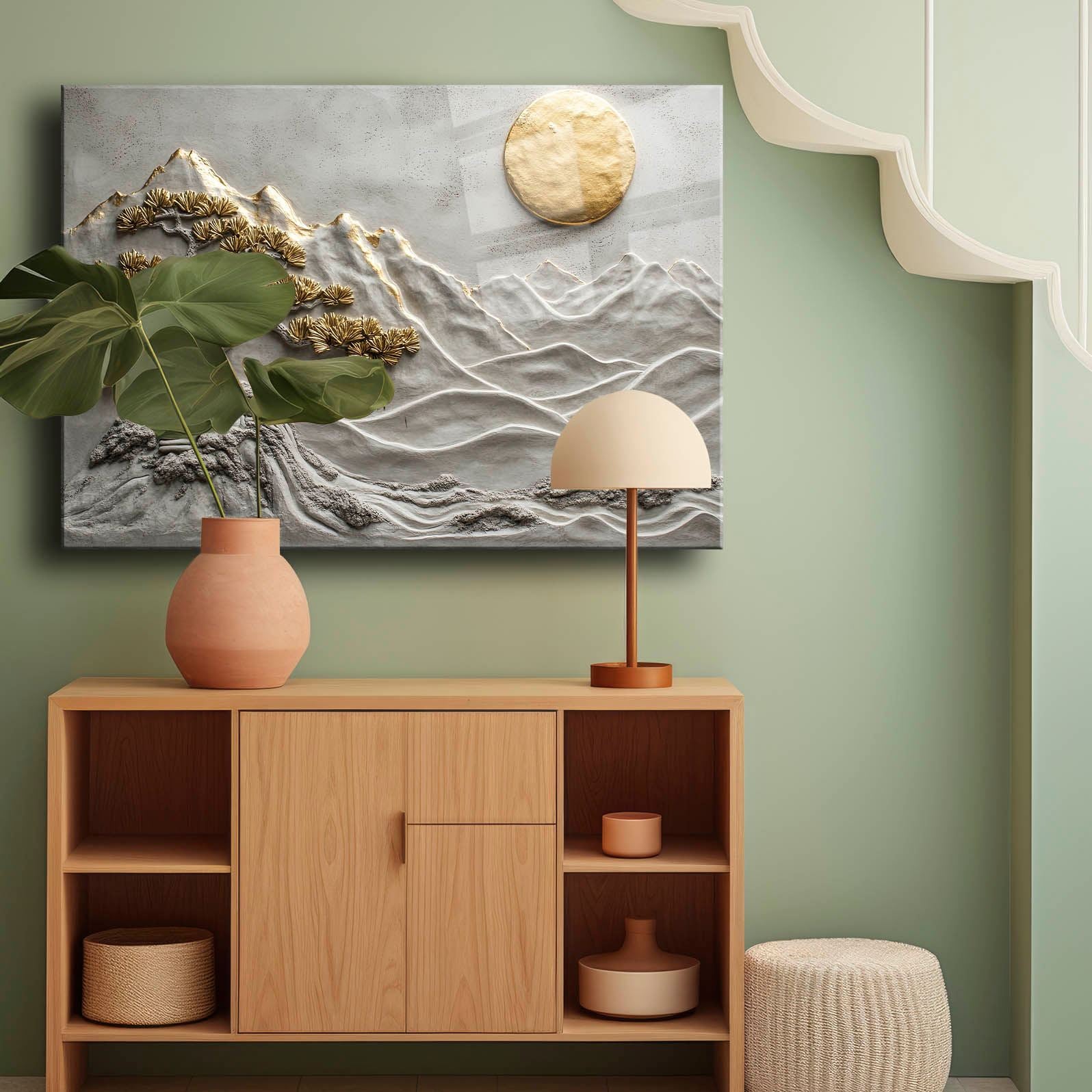 Quadro Decorativo em Vidro Temperado 30x40 cm Multicolor (4 mm, Impressão UV) – Camtbl-065