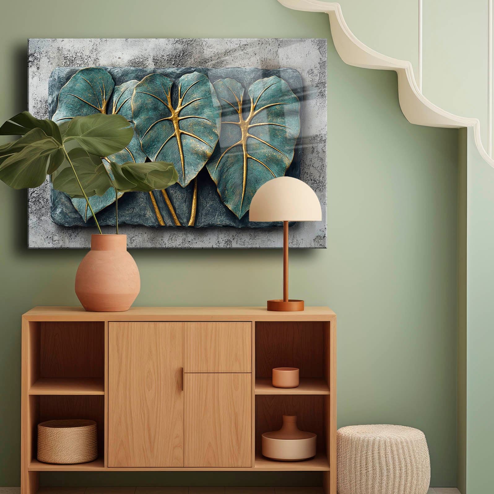 Quadro Decorativo em Vidro Temperado 30x40 cm Multicolor (4 mm, Impressão UV) – Camtbl-066