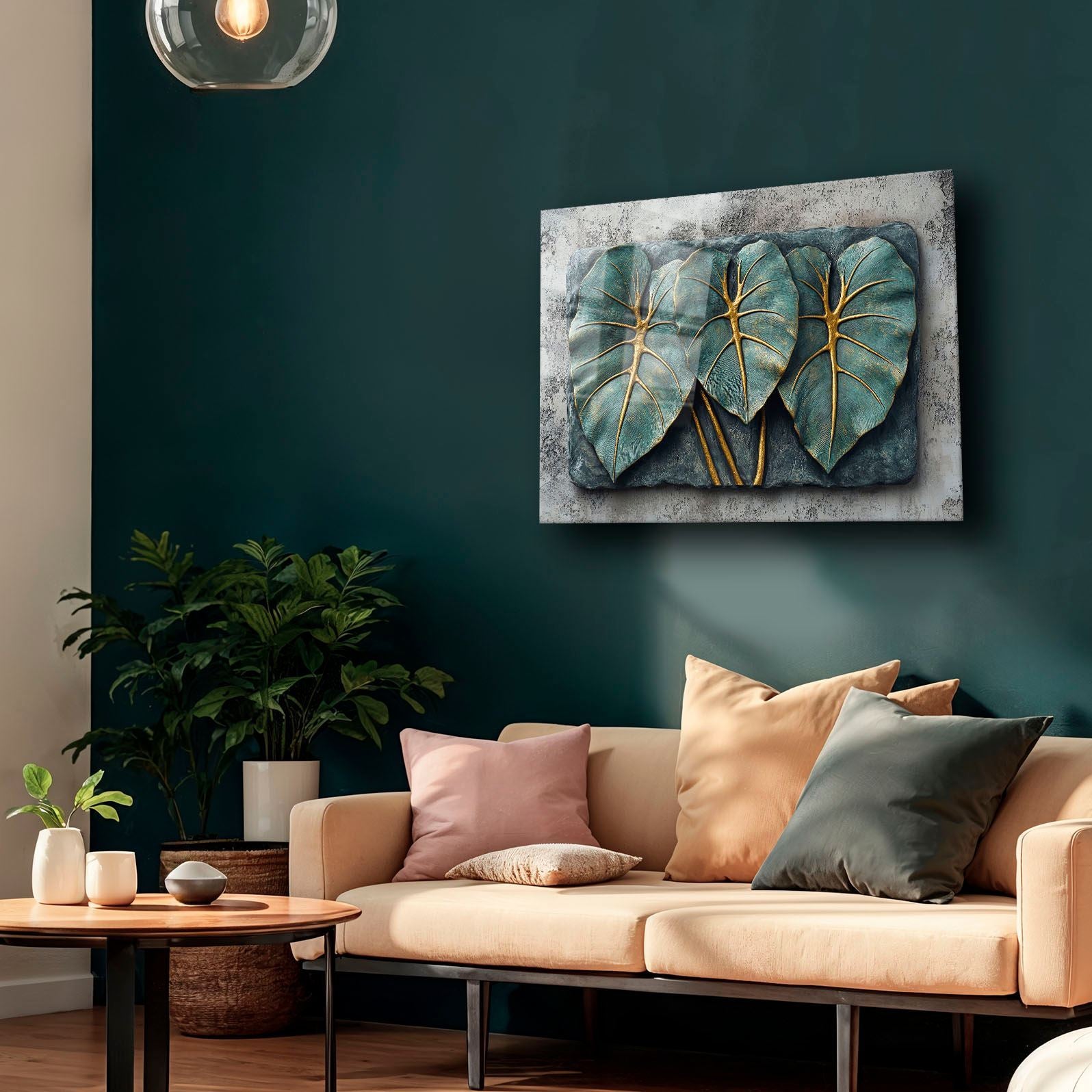 Quadro Decorativo em Vidro Temperado 30x40 cm Multicolor (4 mm, Impressão UV) – Camtbl-066