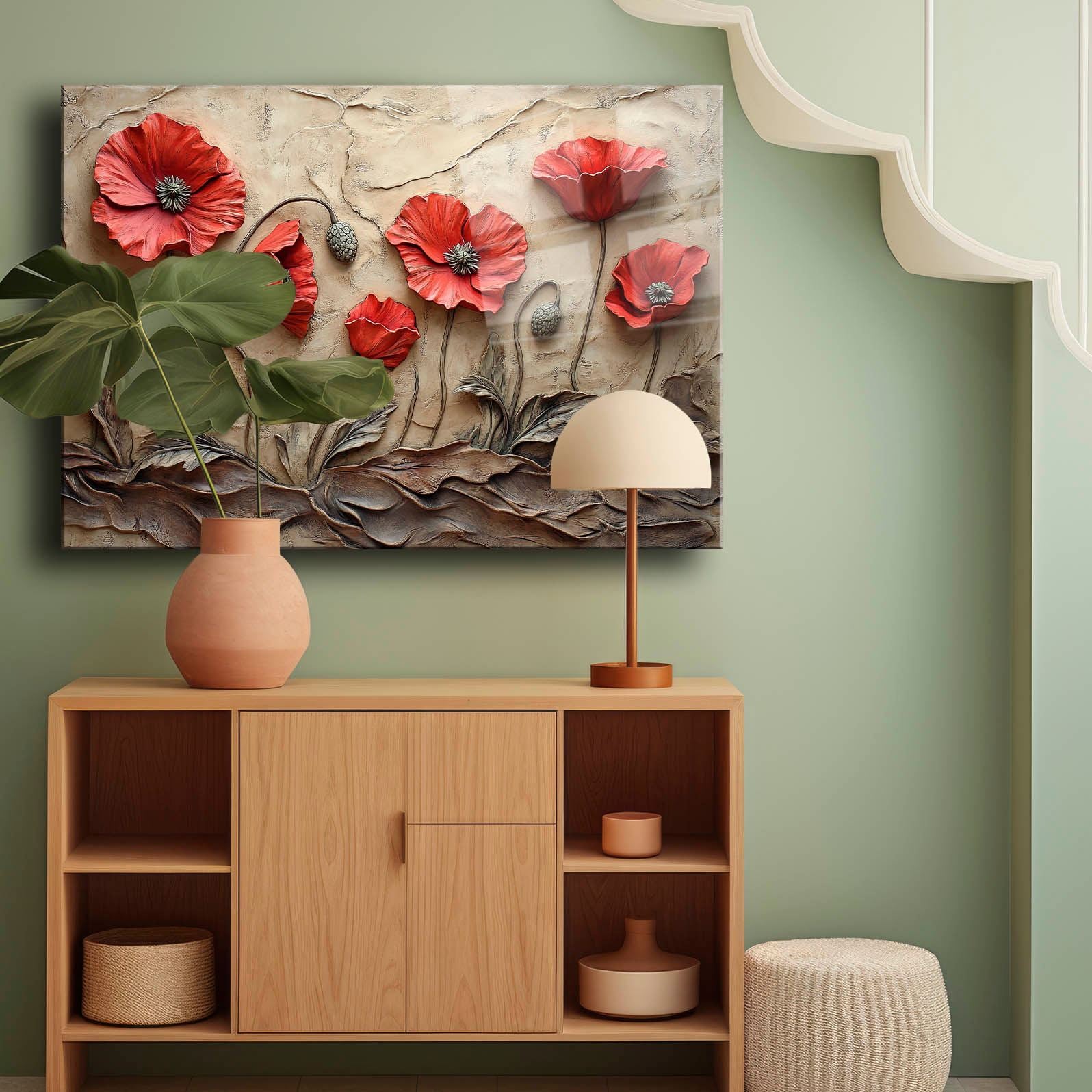 Quadro Decorativo em Vidro Temperado Multicor 30x40 cm (4 mm) com Impressão UV – Camtbl-067