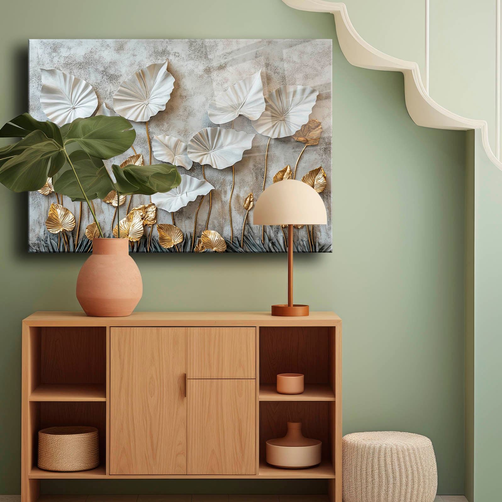 Quadro Decorativo em Vidro Temperado 30x40 cm Multicolorido (4 mm, Impressão UV) – Camtbl-068