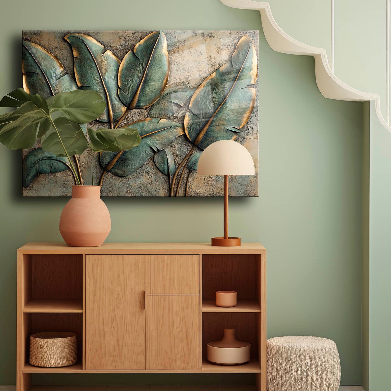 Quadro Decorativo em Vidro Temperado 35x50 cm (4 mm), Multicolor, Impressão UV – Camtbl-069