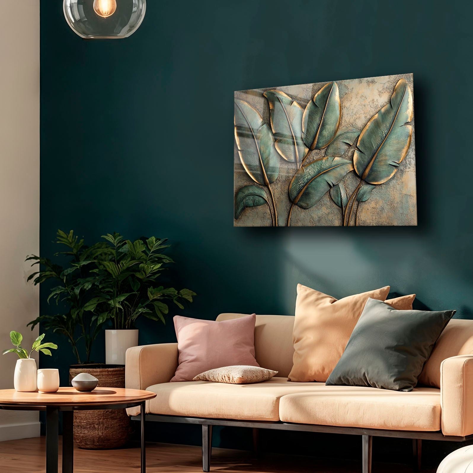 Quadro Decorativo em Vidro Temperado 35x50 cm (4 mm), Multicolor, Impressão UV – Camtbl-069