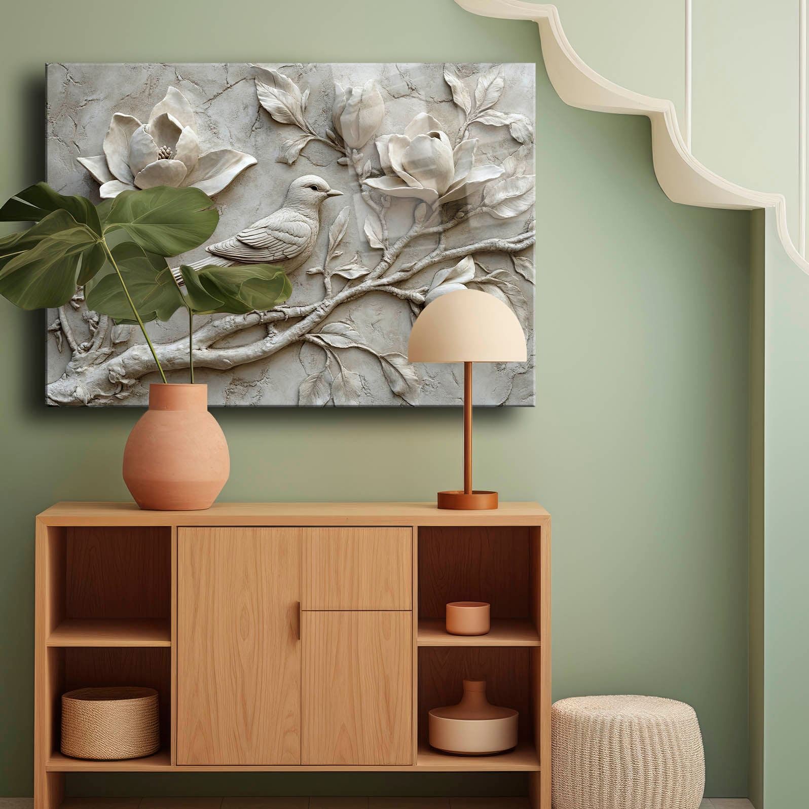 Quadro Decorativo em Vidro Temperado, 35x50 cm, Multicolor, Impressão UV – Camtbl-071