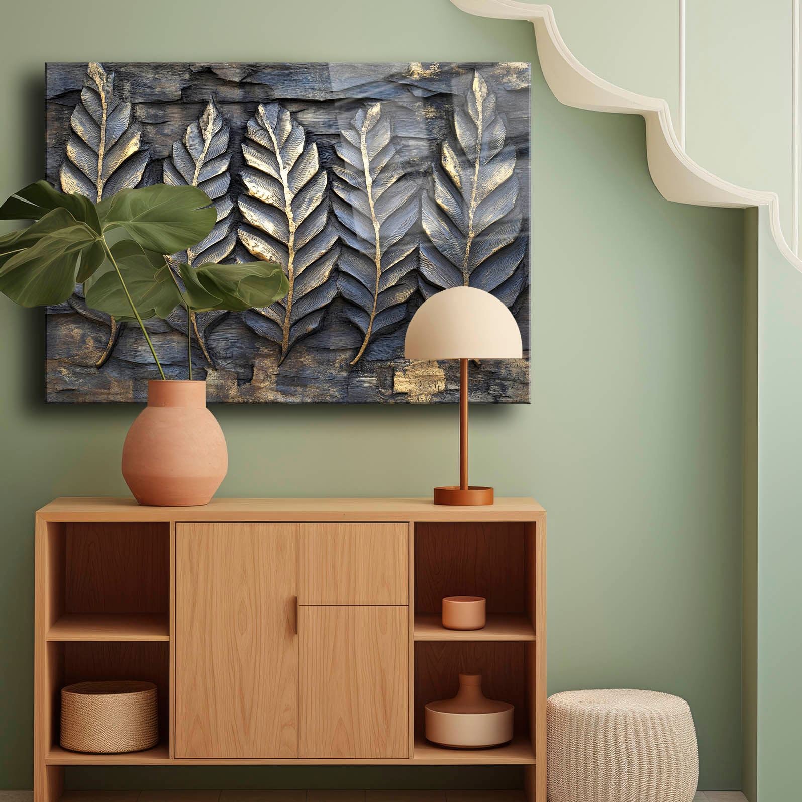 Quadro Decorativo em Vidro Temperado 30x40 cm Multicolor (4 mm) com Impressão UV – Camtbl-073