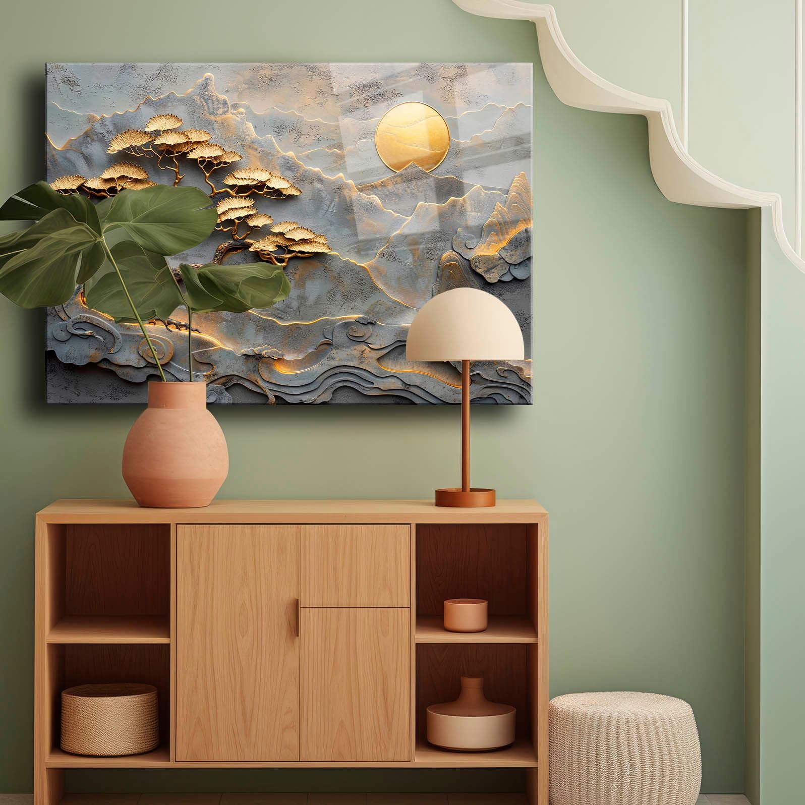 Quadro Decorativo em Vidro Temperado 30x40 cm Multicolor (Camtbl-074) – Impressão UV, 4 mm