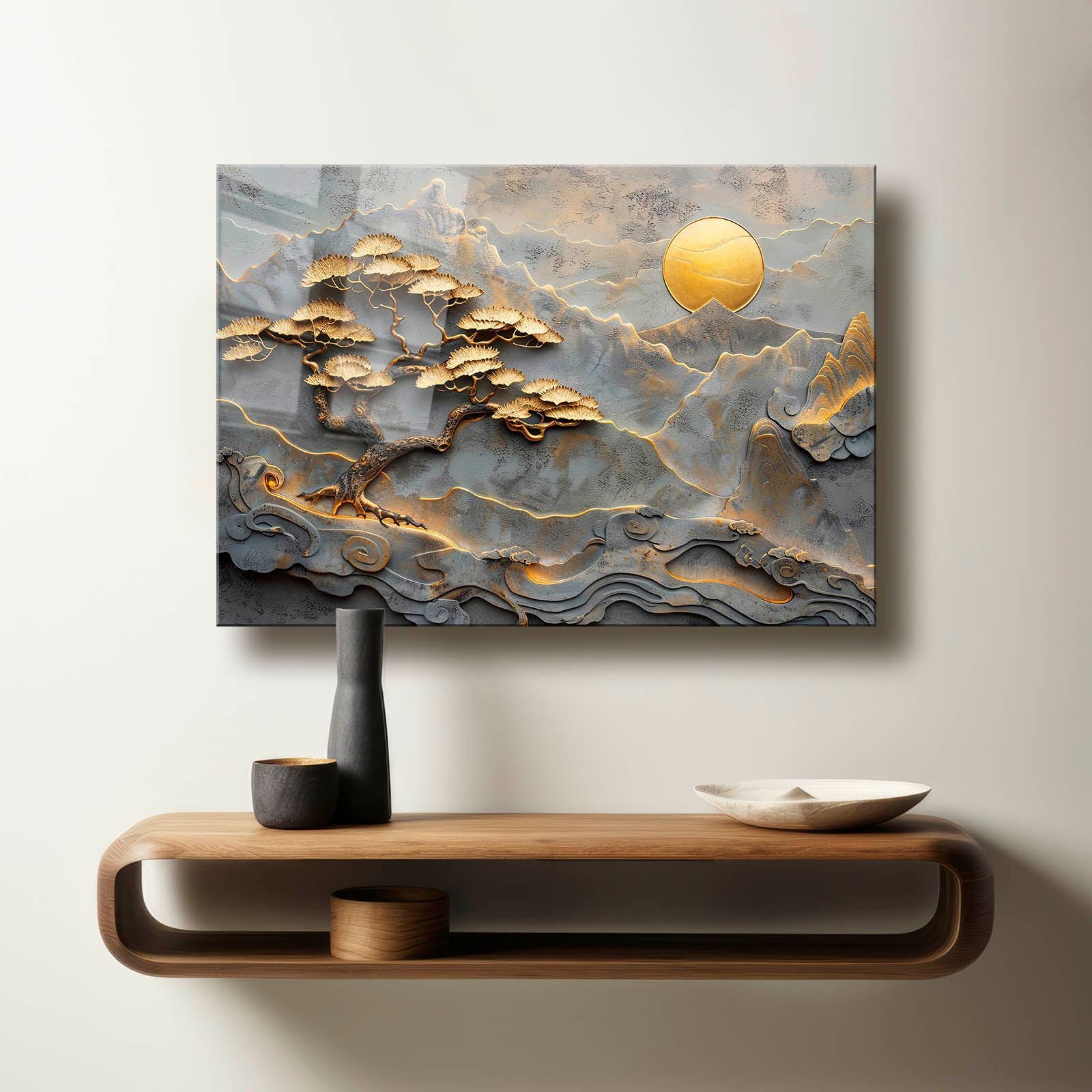 Quadro Decorativo em Vidro Temperado 35 x 50 cm Multicolor | Impressão UV, 4 mm