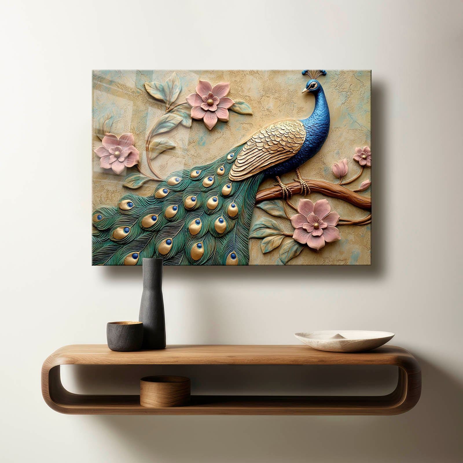 Quadro Decorativo em Vidro Temperado Multicolor 30x40 cm – Impressão UV, 4 mm