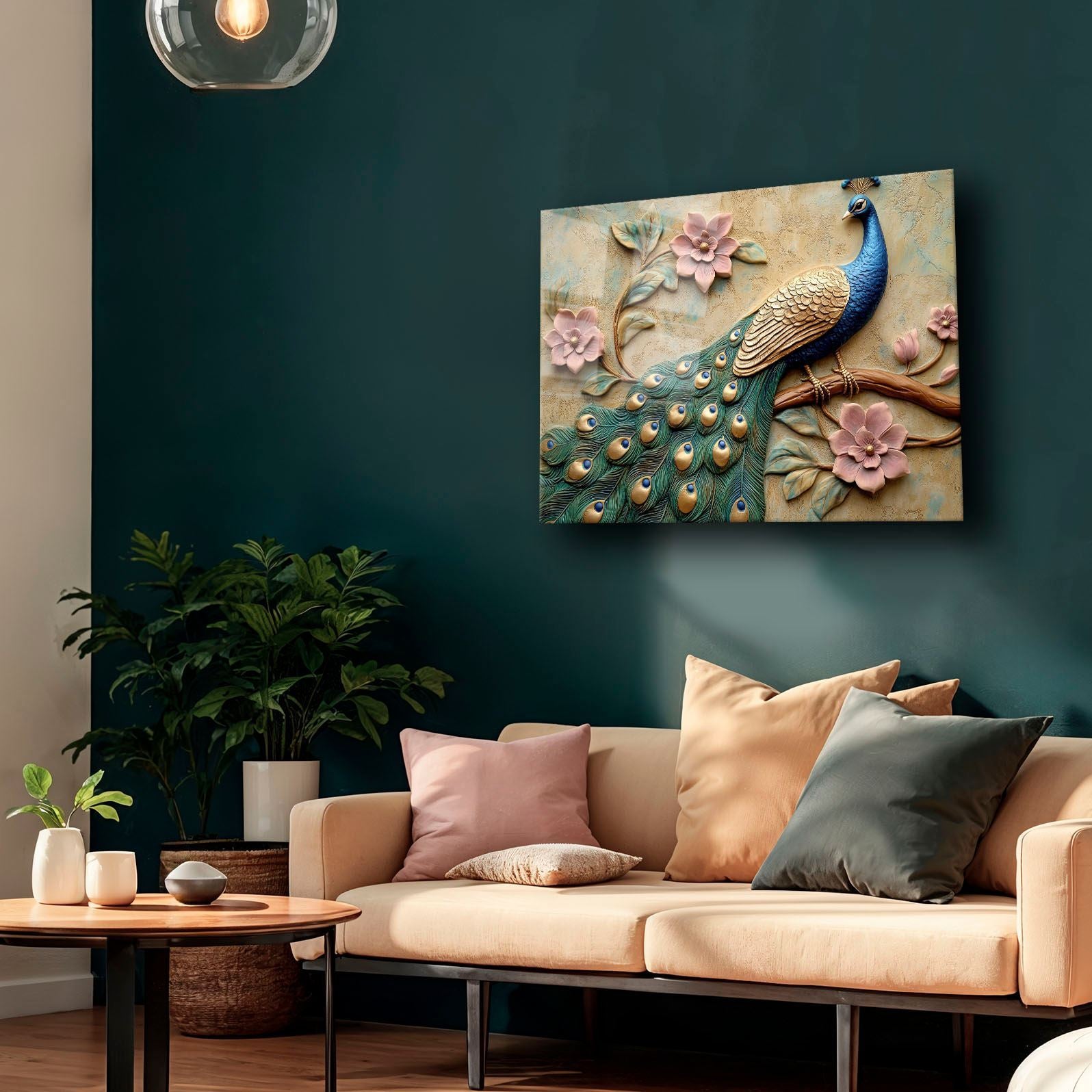 Quadro Decorativo em Vidro Temperado Multicolor 30x40 cm – Impressão UV, 4 mm