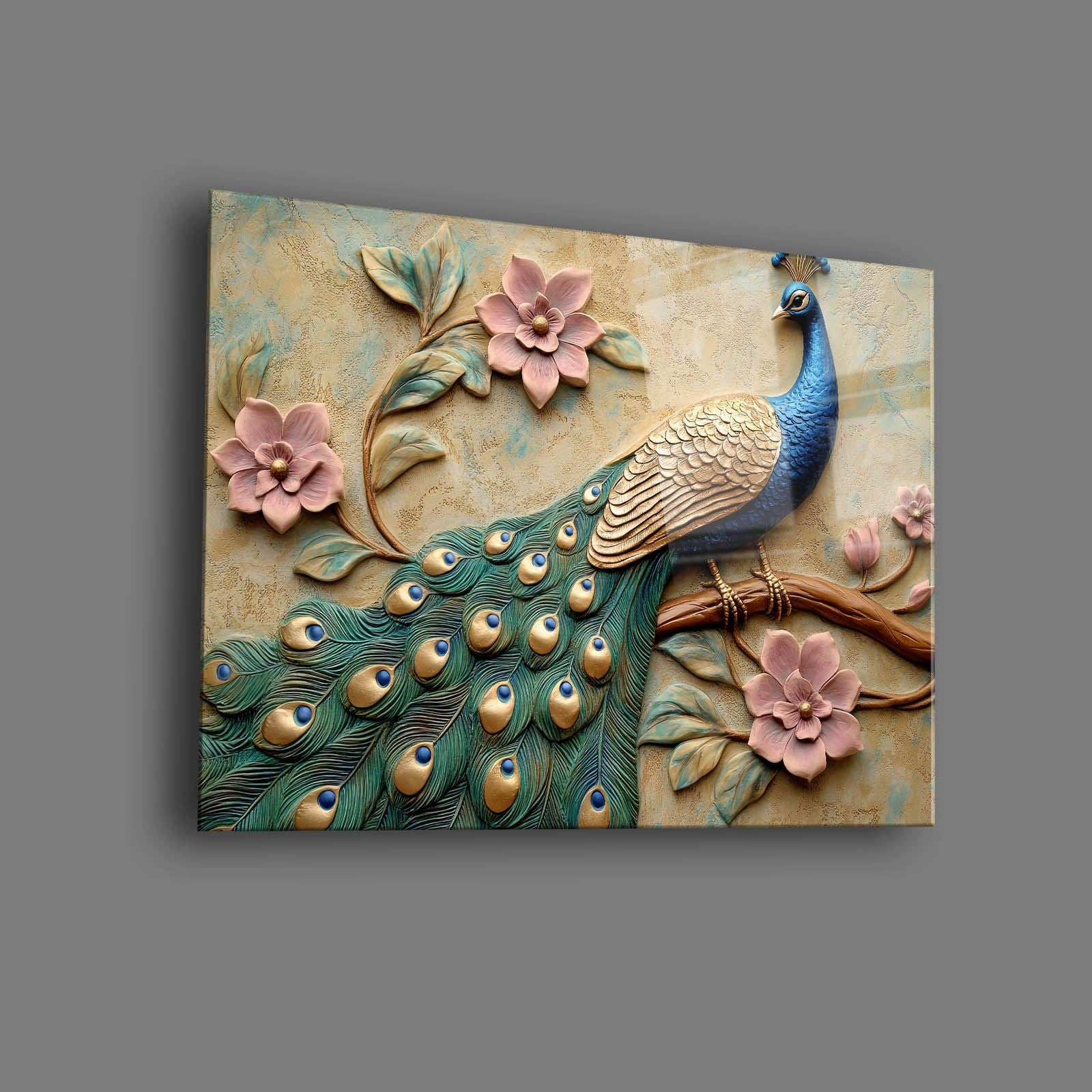 Quadro Decorativo em Vidro Temperado Multicolor 30x40 cm – Impressão UV, 4 mm