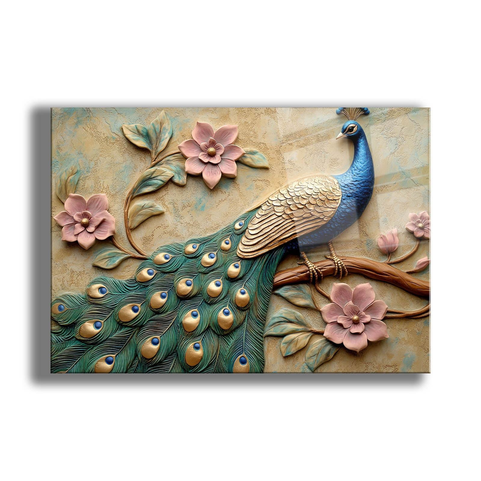 Quadro Decorativo em Vidro Temperado Multicolor 35 x 50 cm – Impressão UV (4 mm) – Camtbl-075