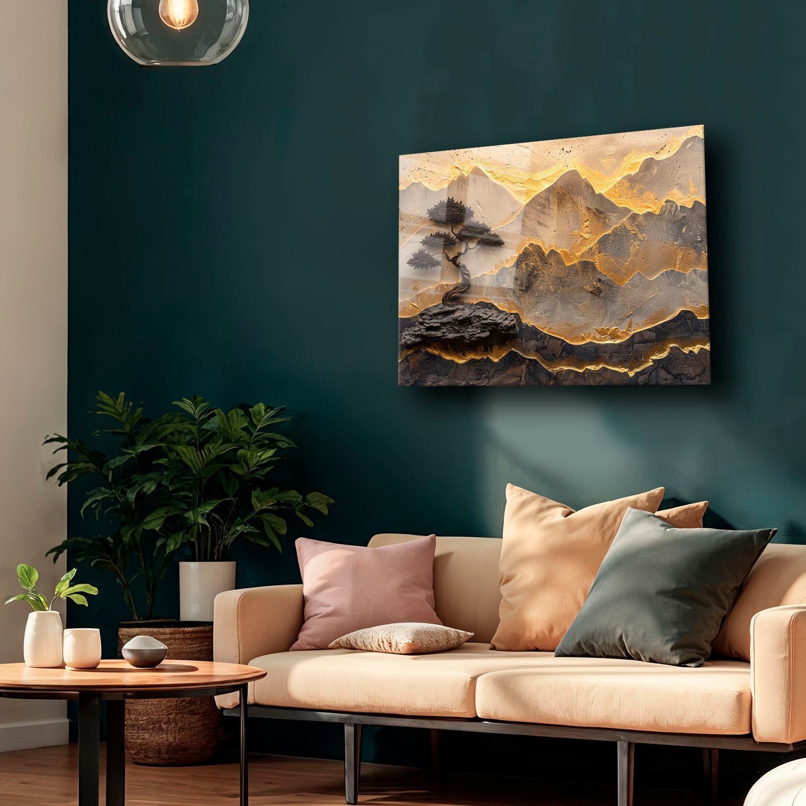 Quadro Decorativo em Vidro Temperado 30 x 40 cm (4 mm) Multicolor com Impressão UV | Camtbl-078