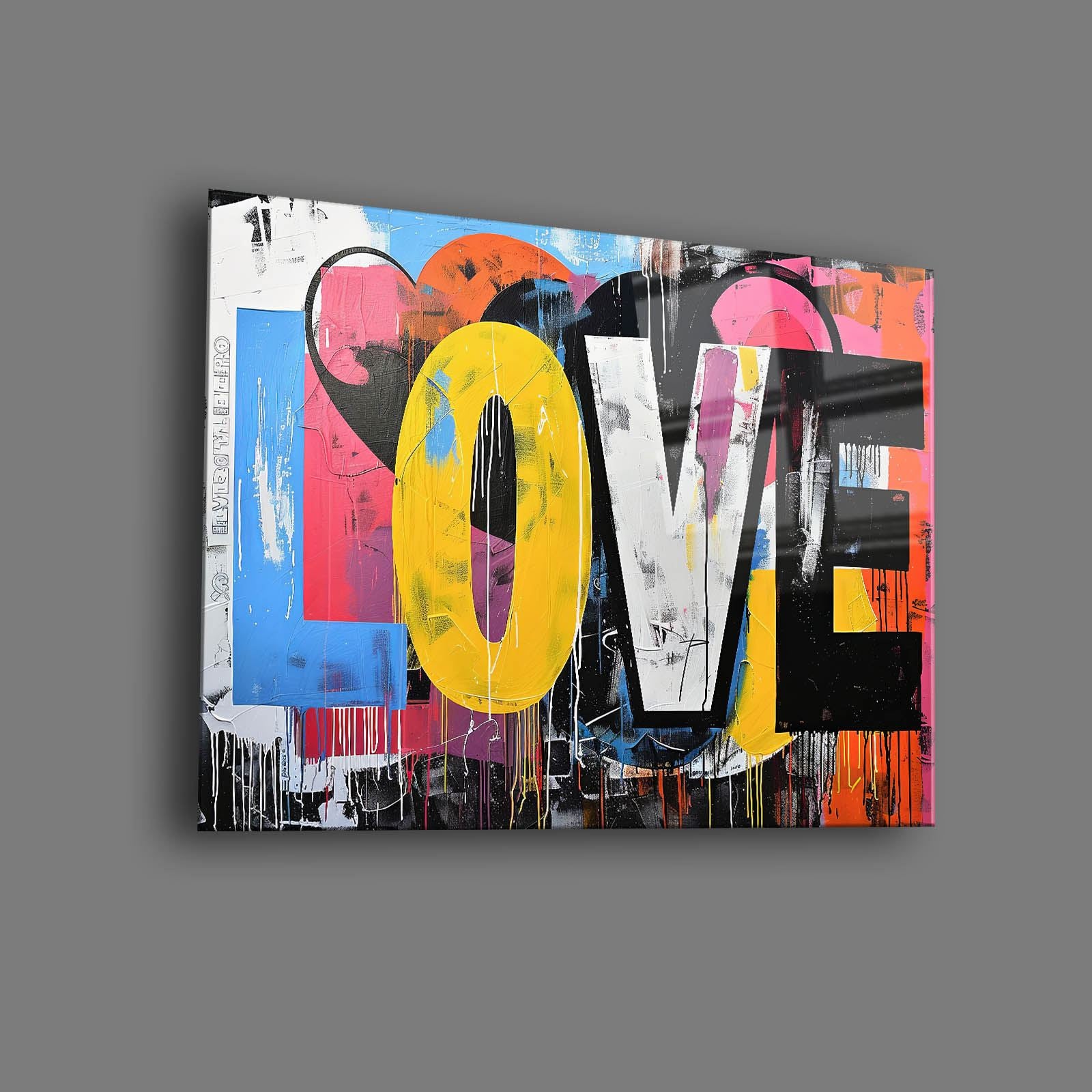 Camtbl-079 Quadro Decorativo em Vidro Temperado 35x50 cm - Multicolor, Impressão UV, 4 mm