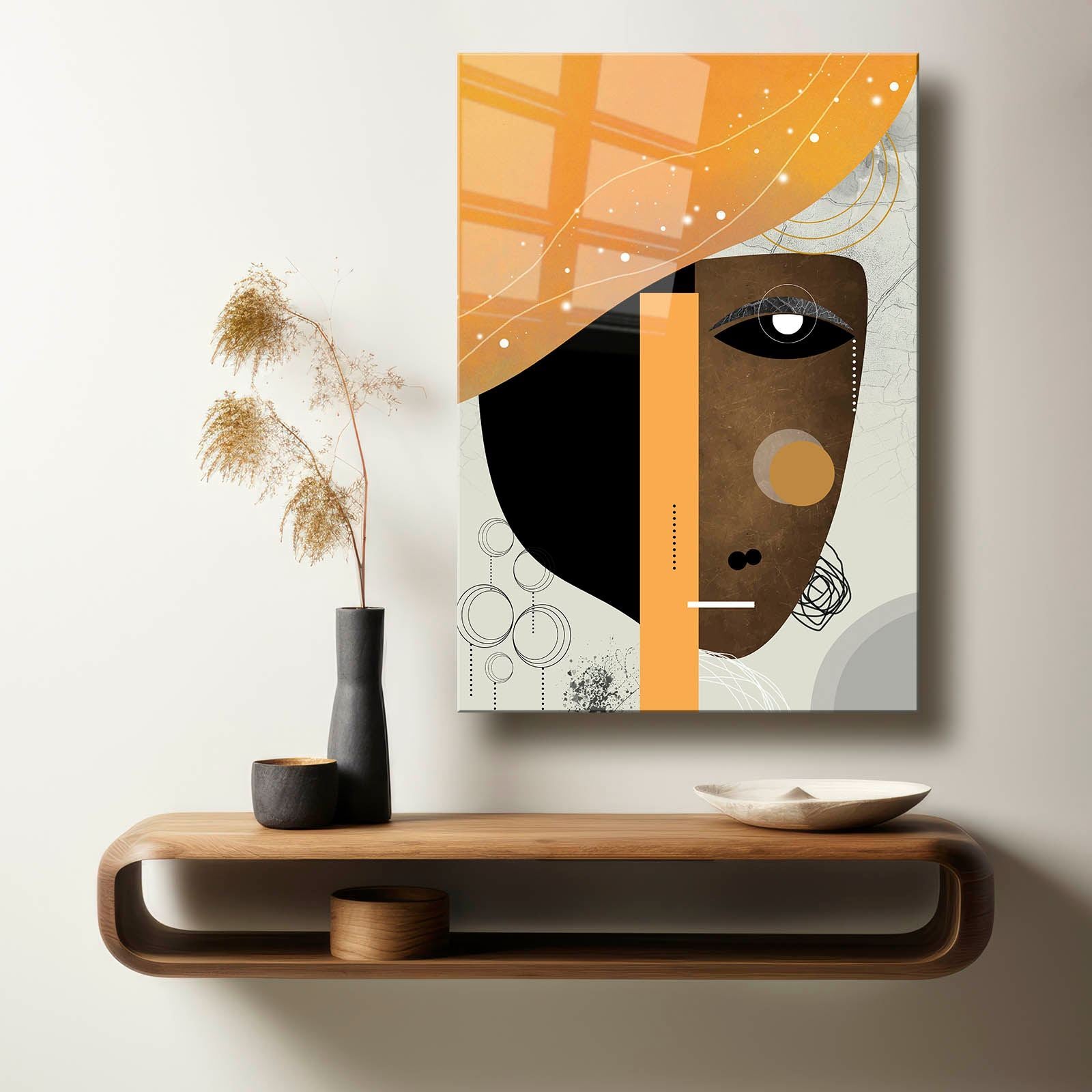 Quadro Decorativo em Vidro Temperado 100% 30 x 40 cm, Multicolor, Impressão UV, 4 mm – Camtbl-083