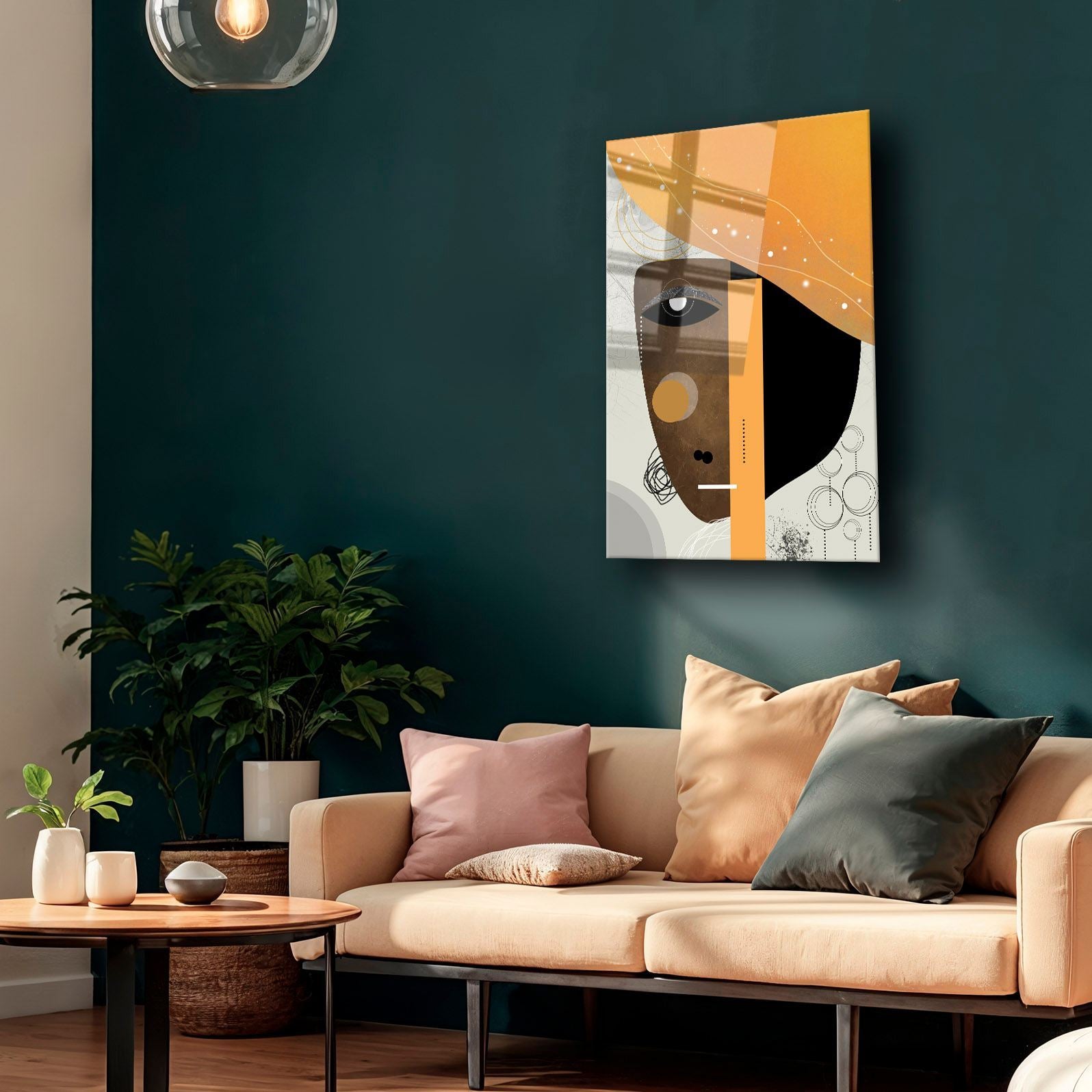 Quadro Decorativo em Vidro Temperado 35x50 cm (4 mm), Multicolor, Impressão UV – Camtbl-083