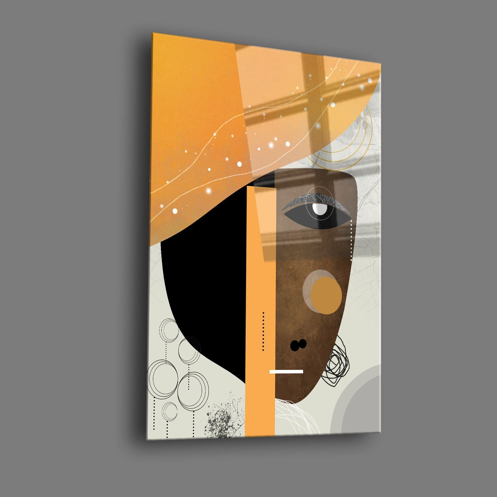 Quadro Decorativo em Vidro Temperado 35x50 cm (4 mm), Multicolor, Impressão UV – Camtbl-083