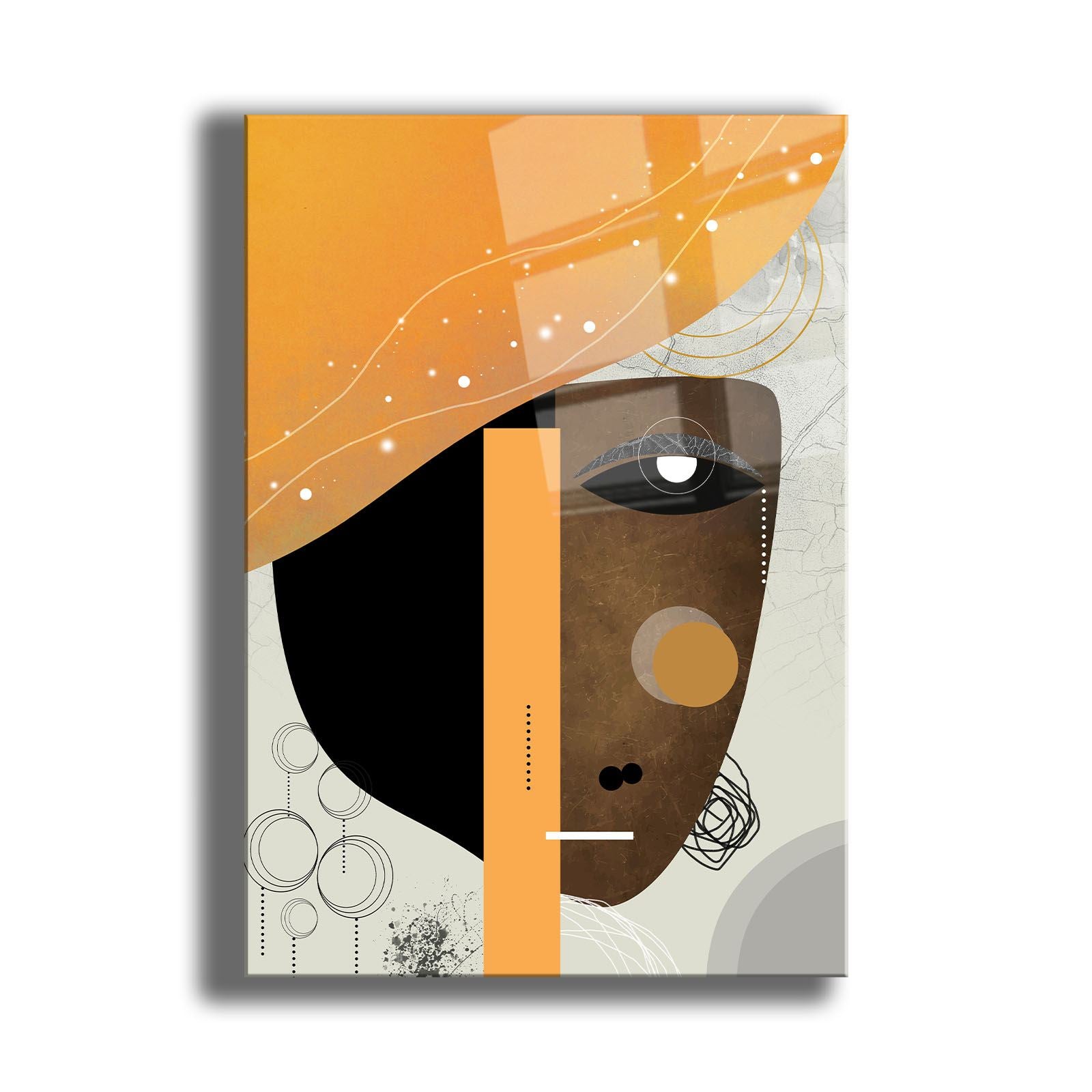 Quadro Decorativo em Vidro Temperado 35x50 cm (4 mm), Multicolor, Impressão UV – Camtbl-083