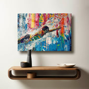 Quadro Decorativo em Vidro Temperado 4 mm (35 x 50 cm) Multicolor com Impressão UV