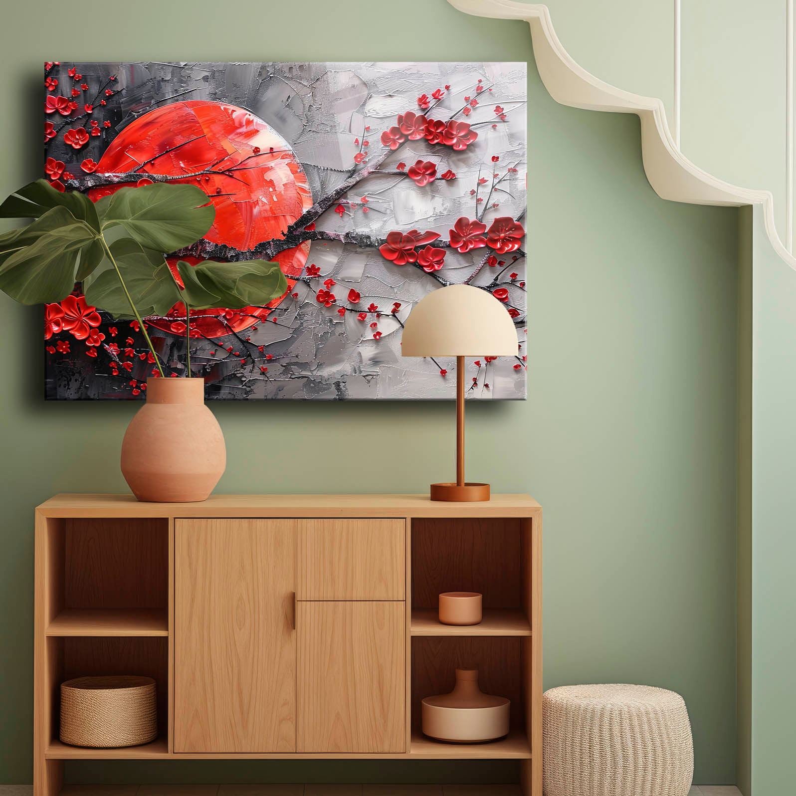 Quadro Decorativo em Vidro Temperado 35 x 50 cm, Multicolor, Impressão UV (4 mm) – Camtbl-085