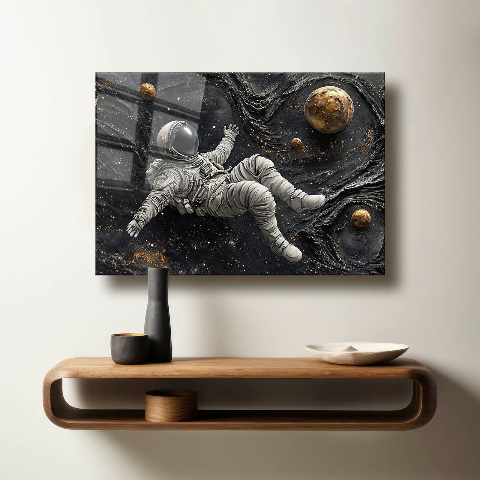 Quadro Decorativo em Vidro Temperado Multicolor 35 x 50 cm (Impressão UV) – Camtbl-087