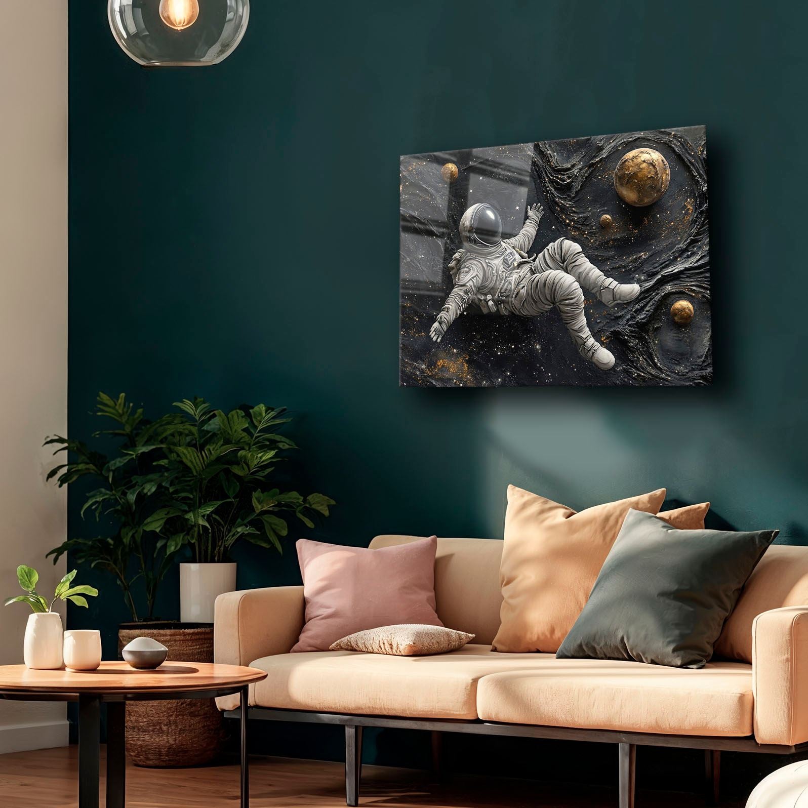 Quadro Decorativo em Vidro Temperado Multicolor 35 x 50 cm (Impressão UV) – Camtbl-087