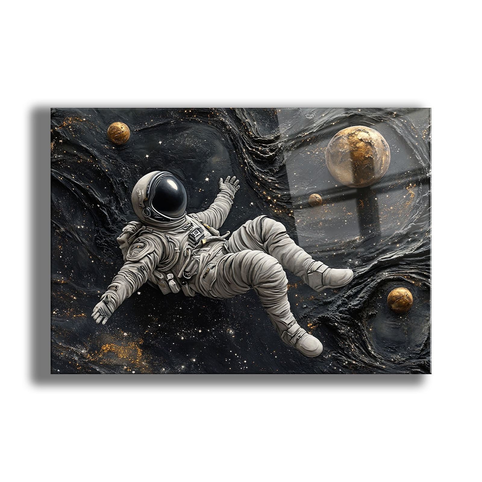 Quadro Decorativo em Vidro Temperado Multicolor 35 x 50 cm (Impressão UV) – Camtbl-087