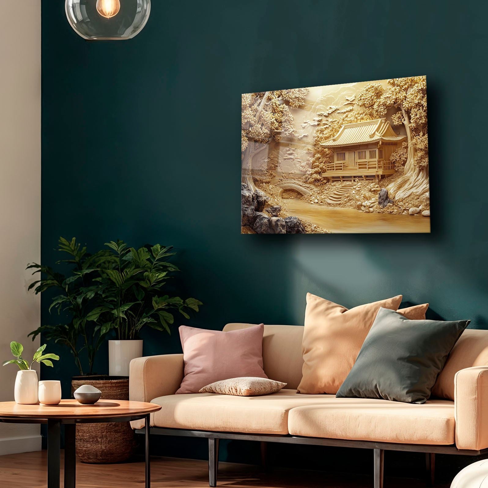 Quadro Decorativo em Vidro Temperado 30x40 cm Multicolor – Impressão UV, 4 mm – Camtbl-088