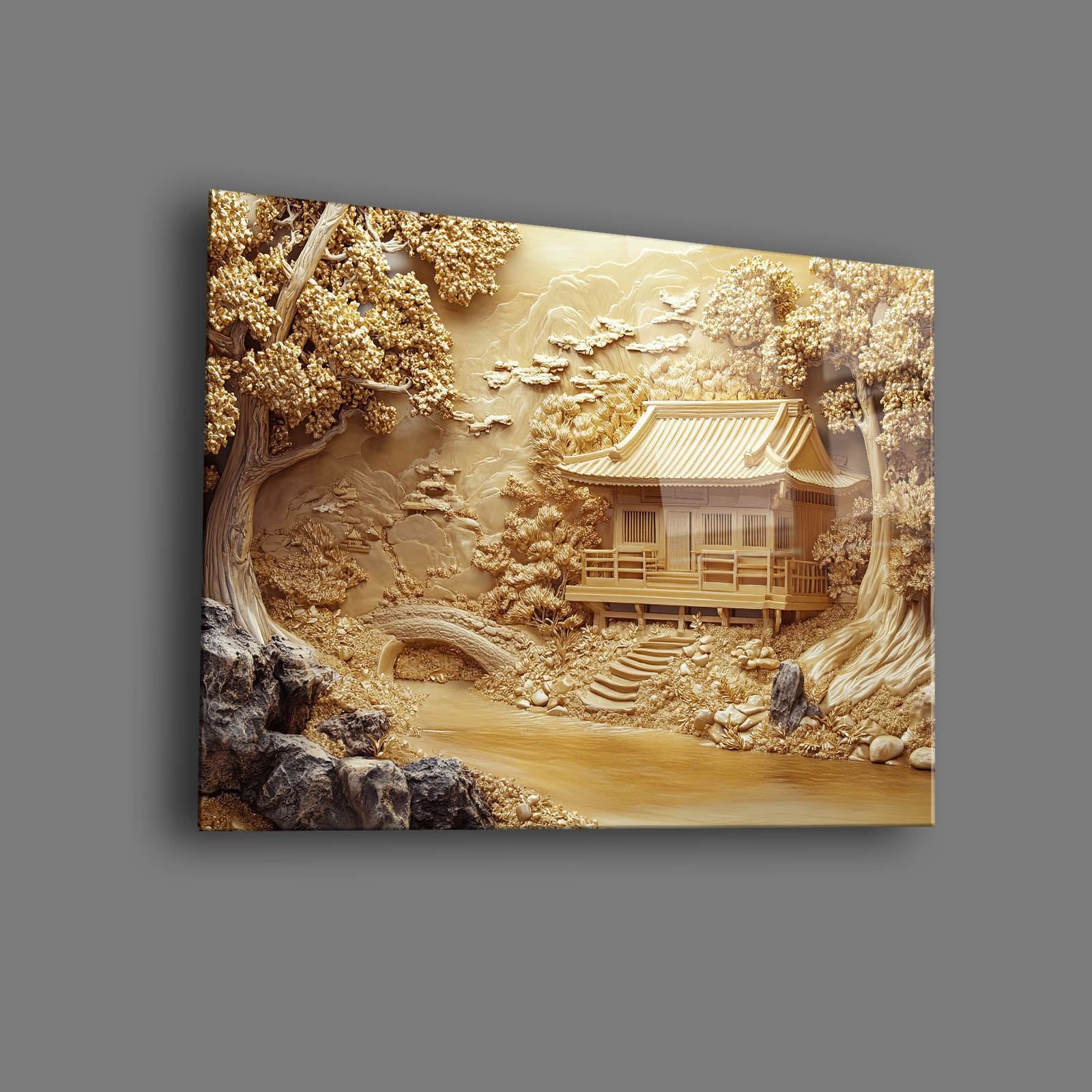 Quadro Decorativo em Vidro Temperado 30x40 cm Multicolor – Impressão UV, 4 mm – Camtbl-088